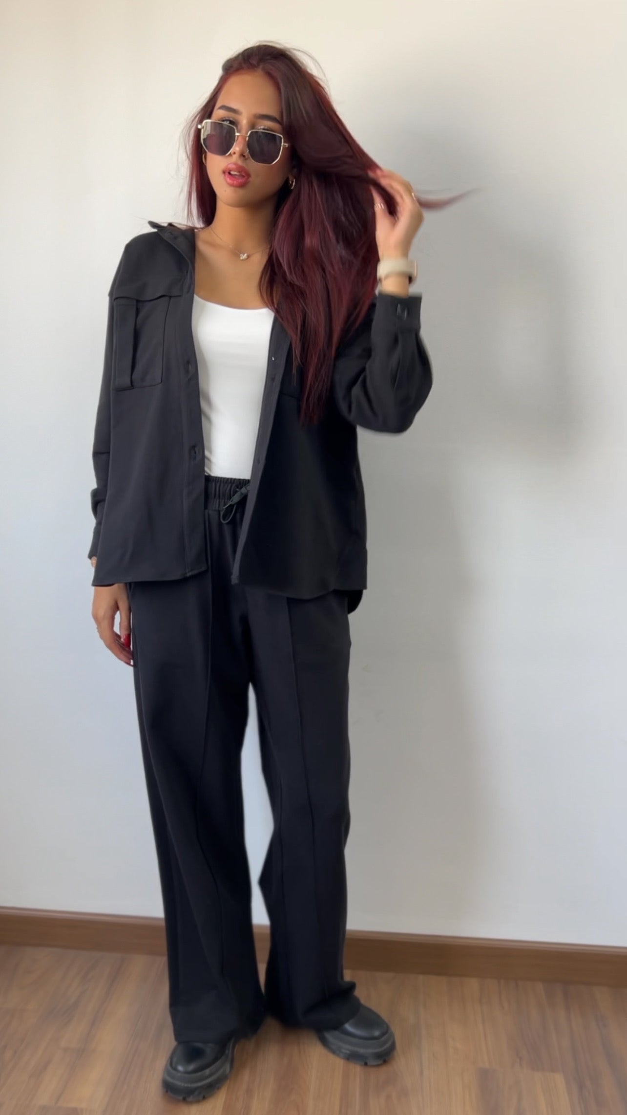 Button Up Co-ord Set For Autumn