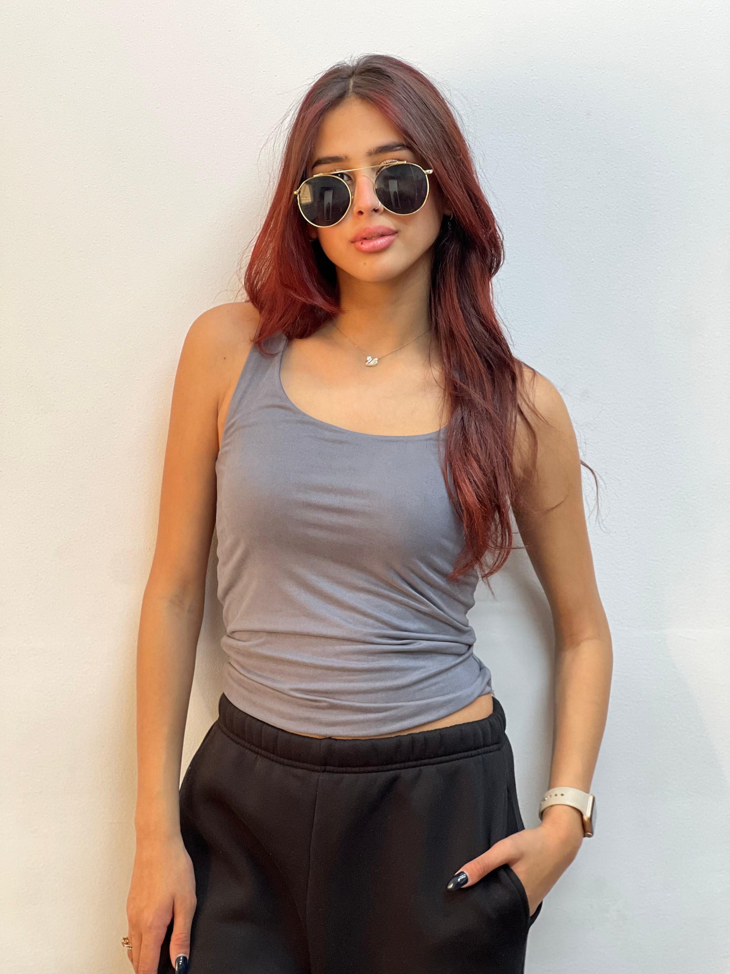 Basic Tank Top I In Gray