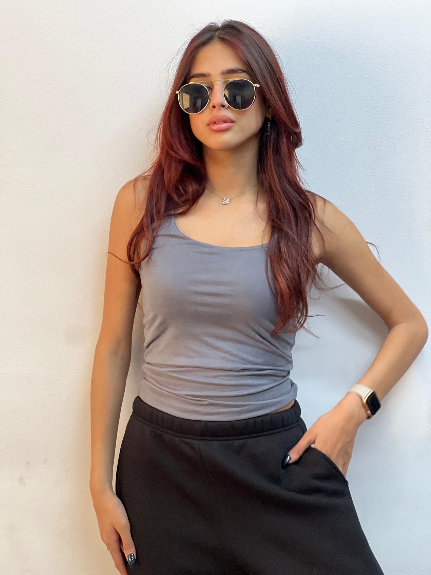 Basic Tank Top I In Gray