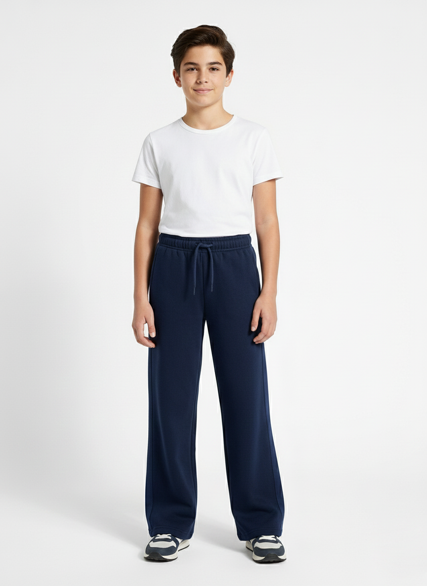 Straight leg trousers