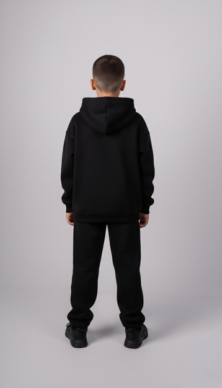 Kids Fleece Set | Black