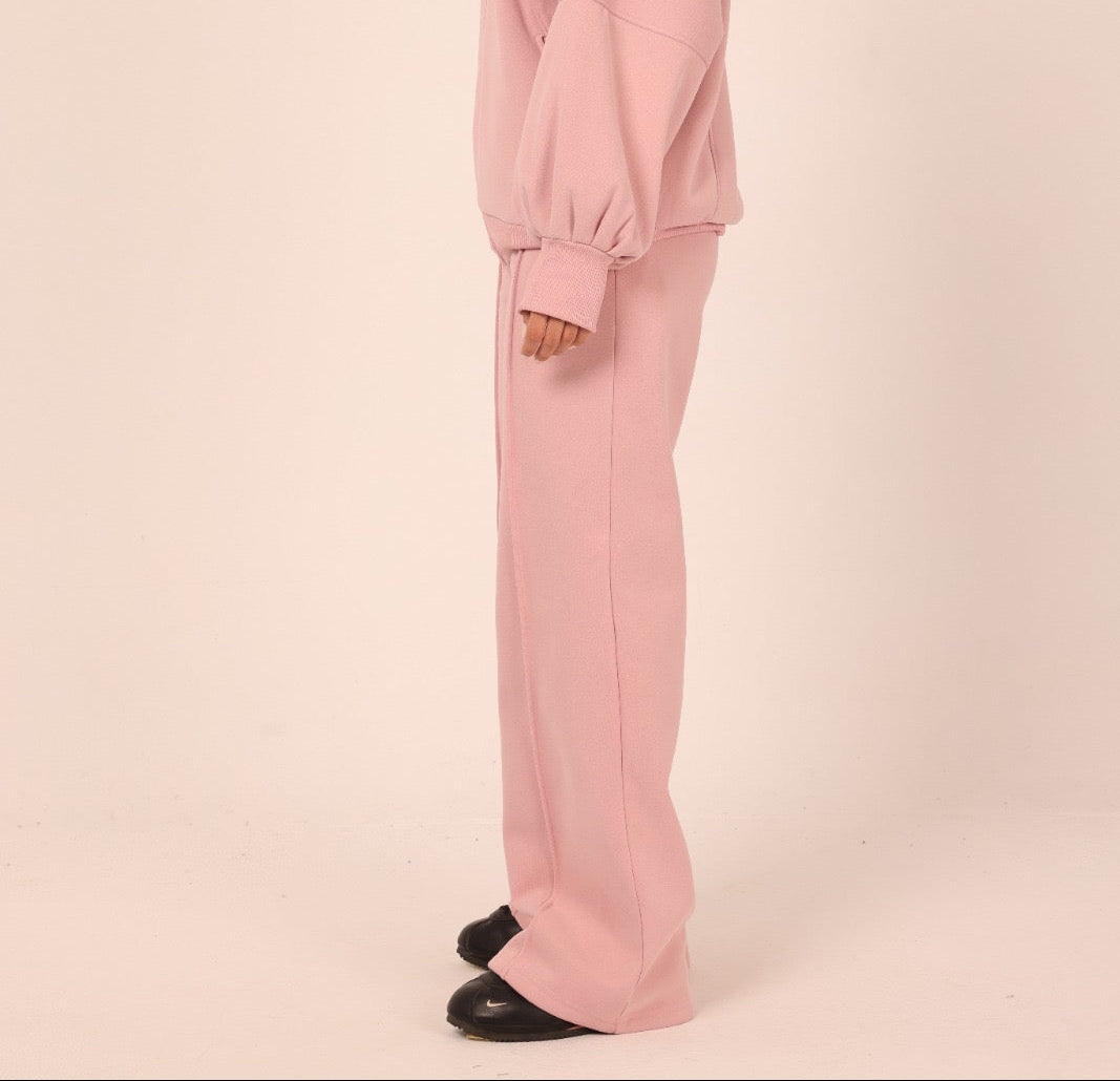 Soft Bomber Pants In Cashmere