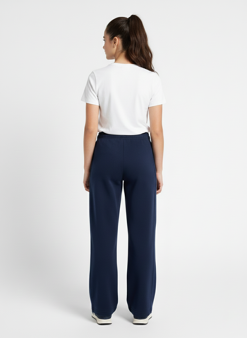 Straight leg trousers