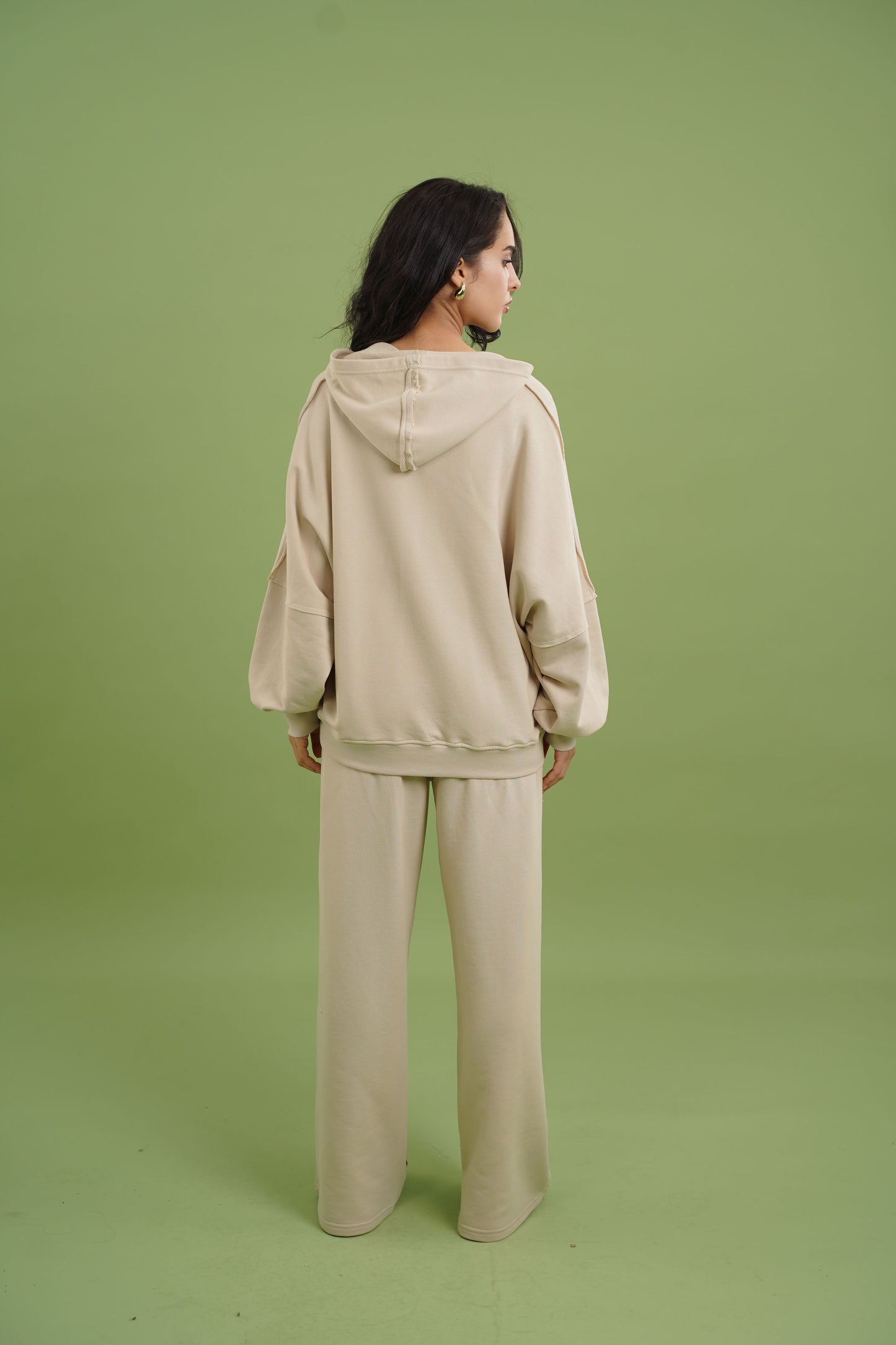 Raw Edge Set I Stone Beige