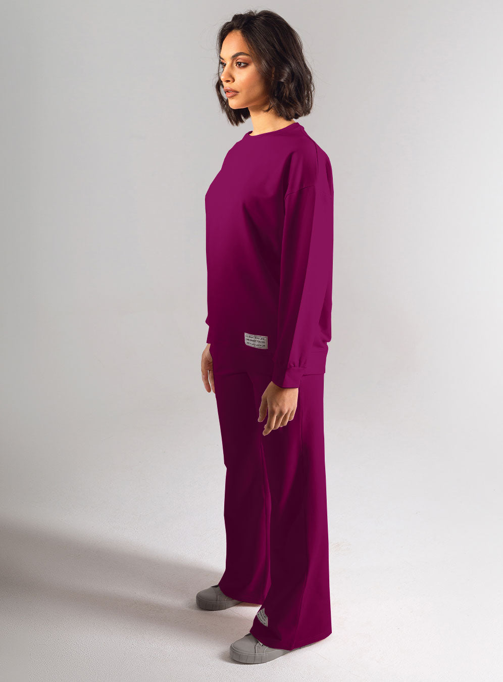 Wide Leg Patch Set | Purple