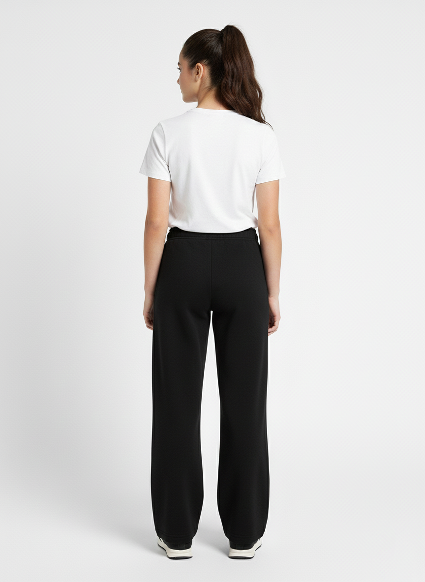 Straight leg trousers