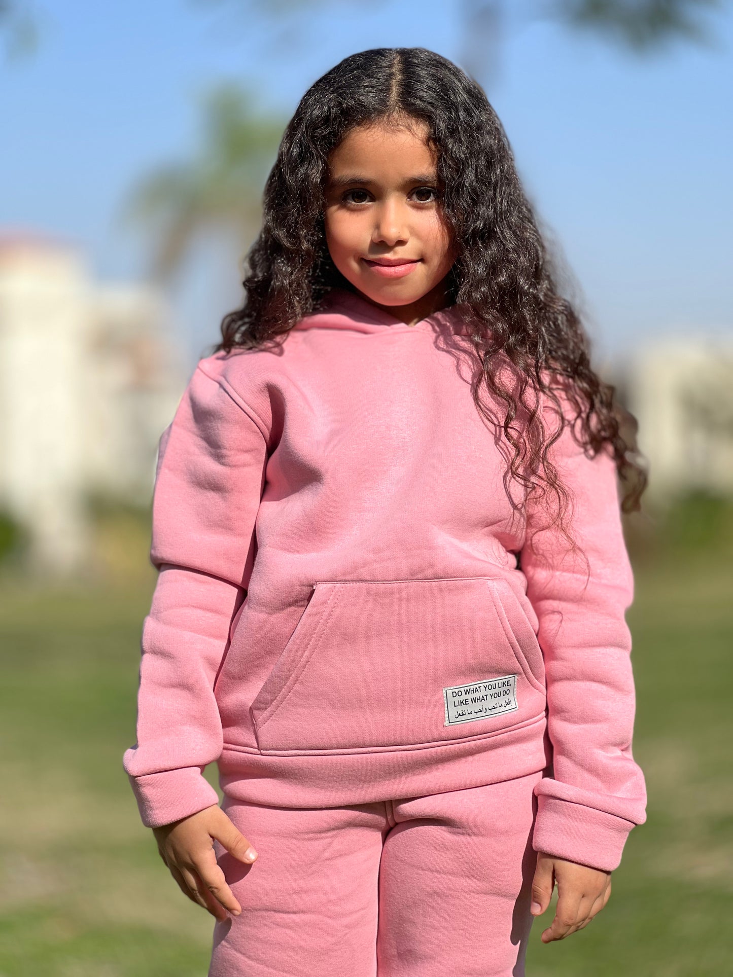 Melton Hoodie Set In Cashmere