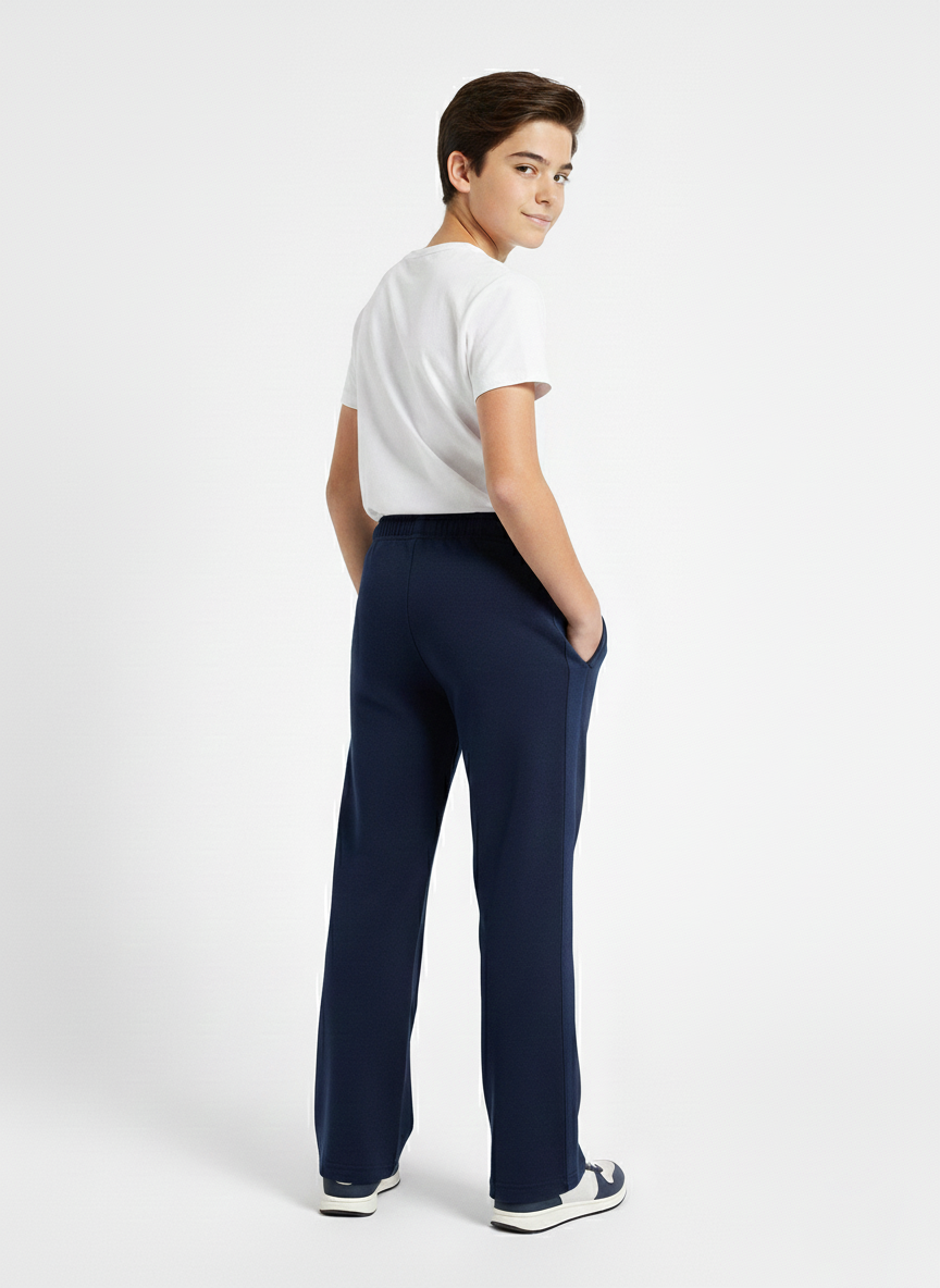 Straight leg trousers