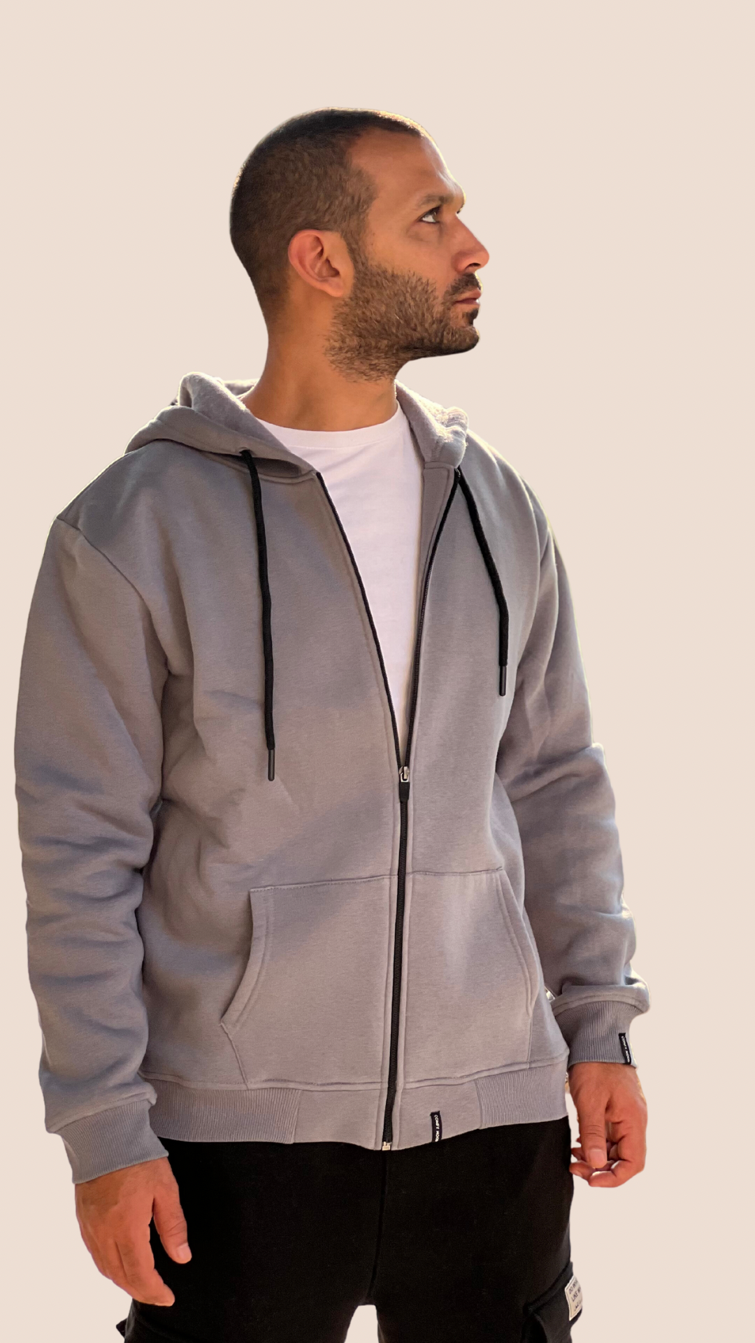 Melton Hooded Jacket