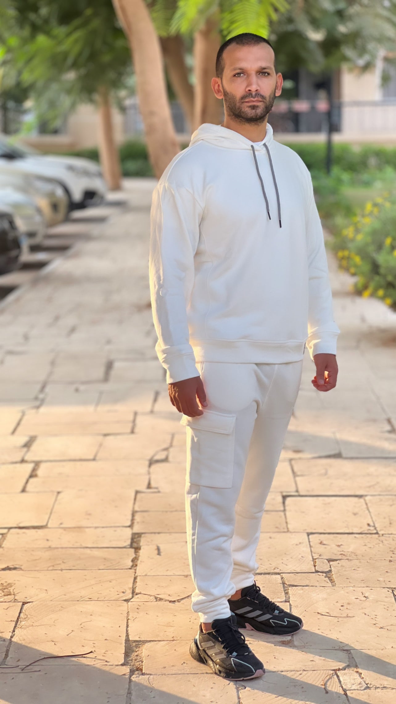 Cotton Cargo Set In White