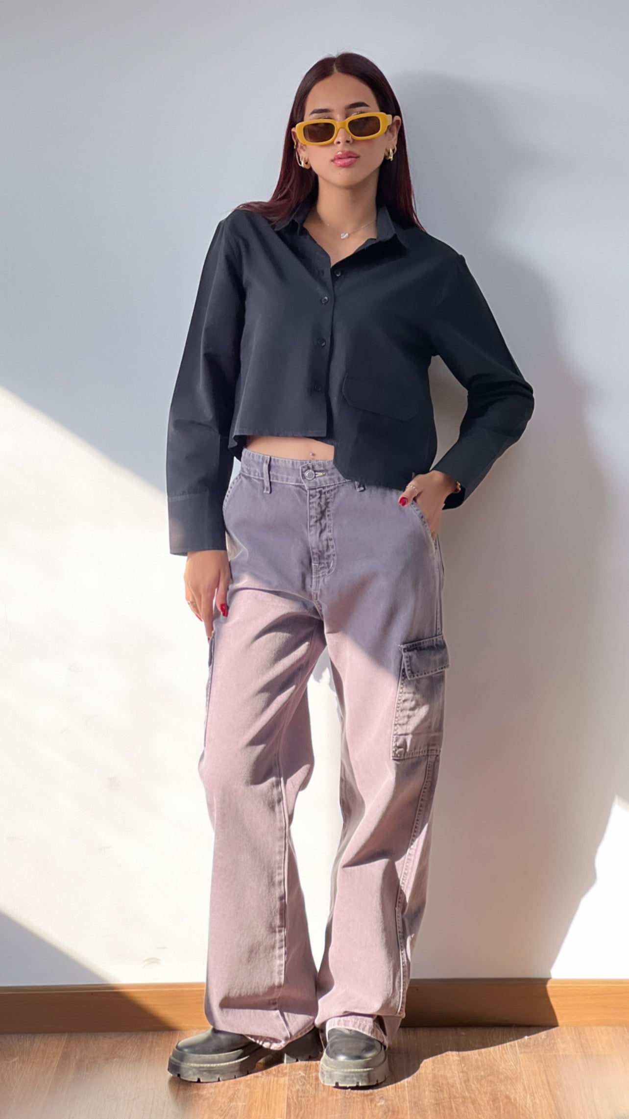 Cargo Denim Pants