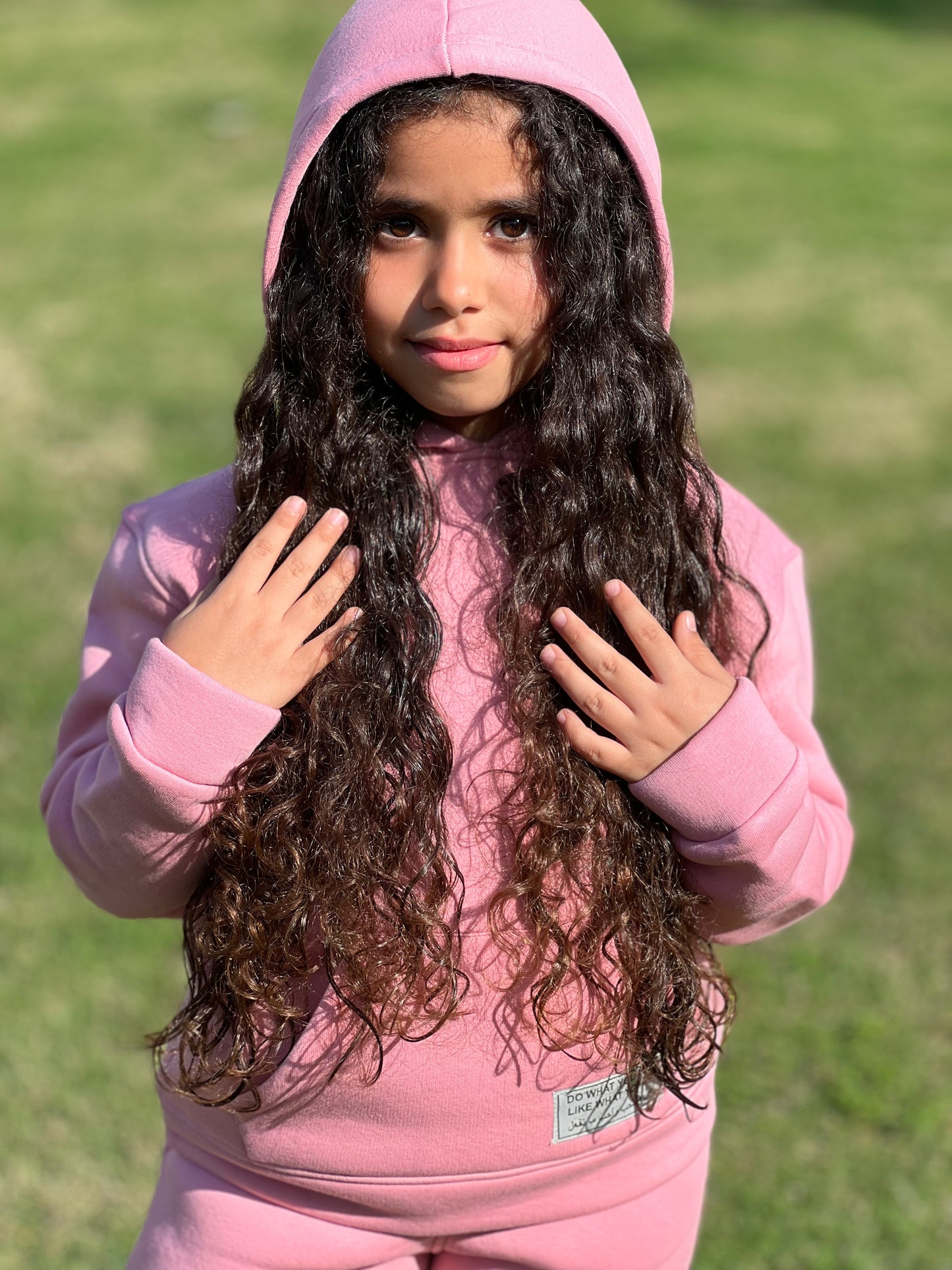 Melton Hoodie Set In Cashmere