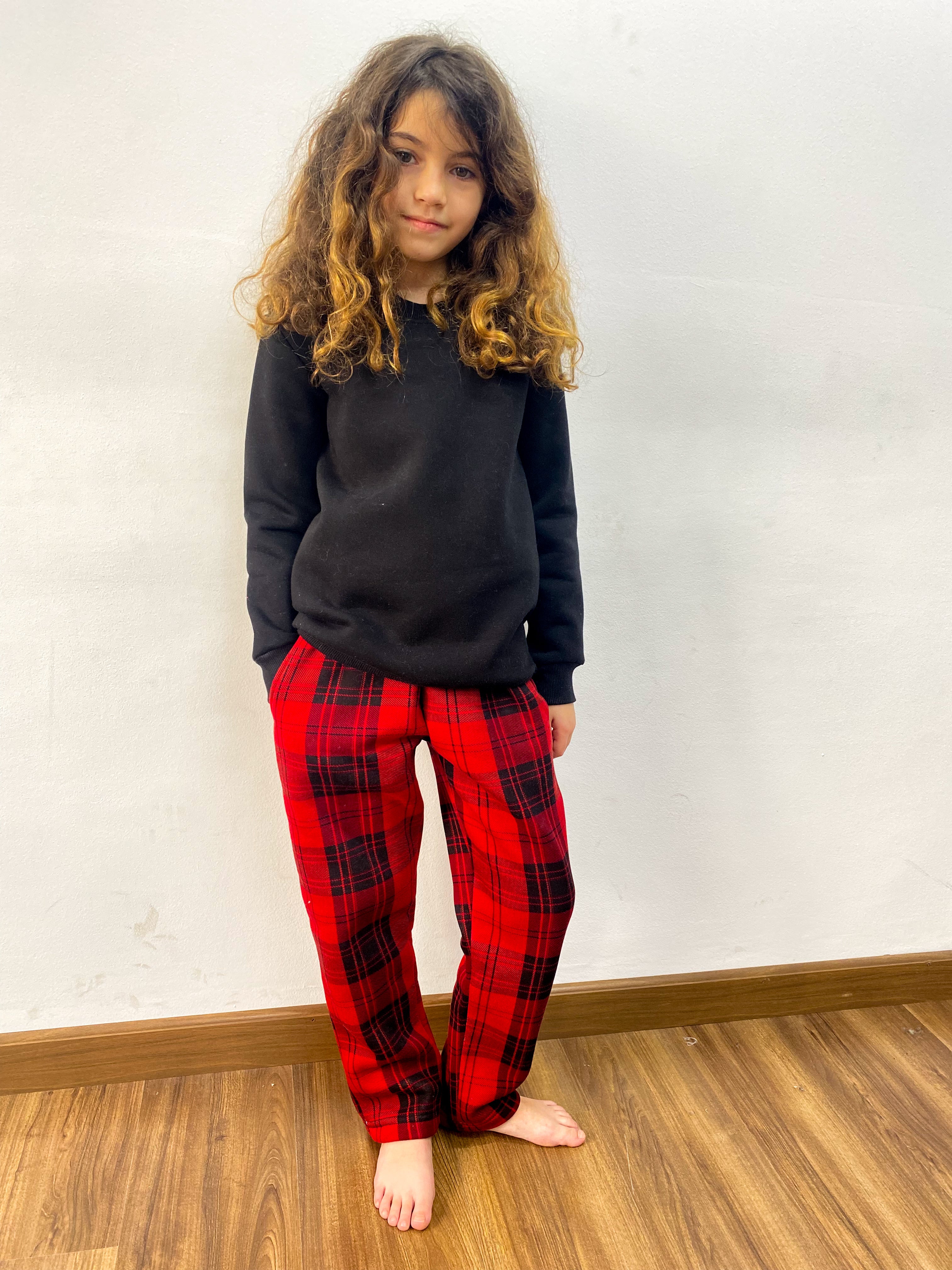 Plaid Pajama For Kids