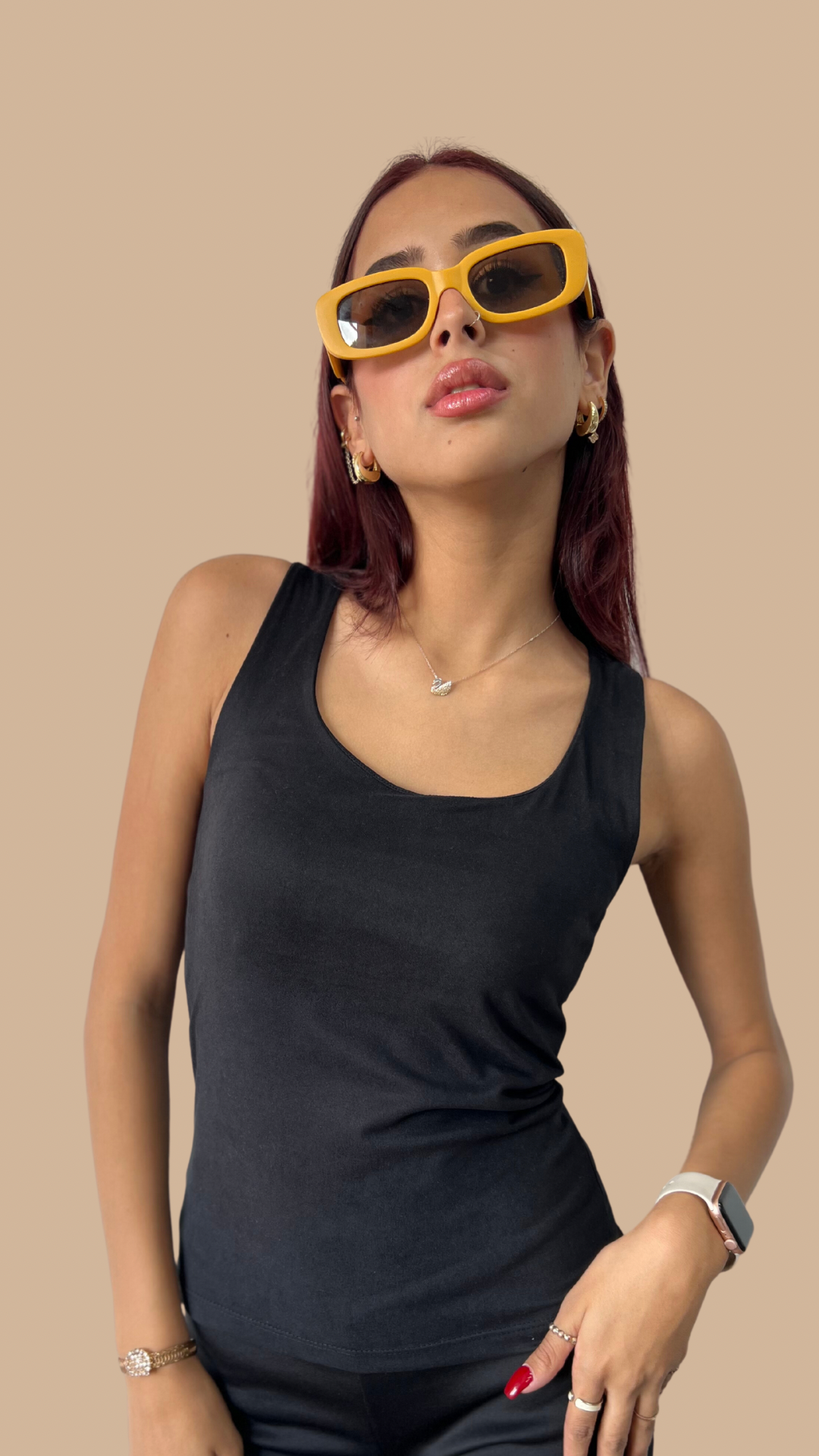 Basic Tank-Top In Black