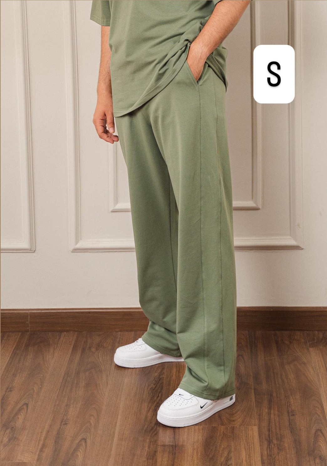 Oversized Men Pants I Olive