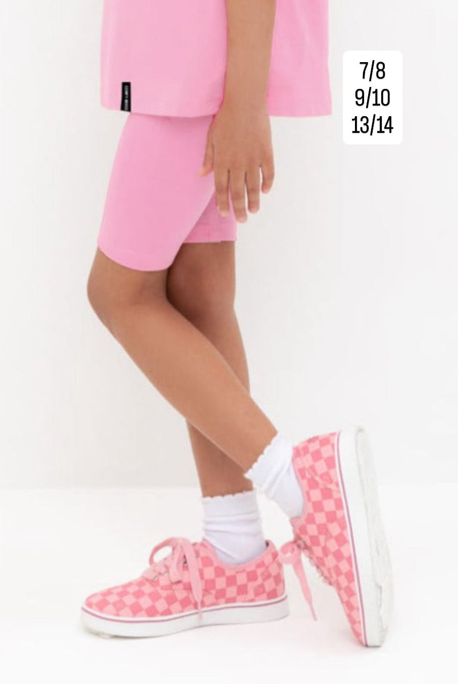 Kids Legging Short in Pink