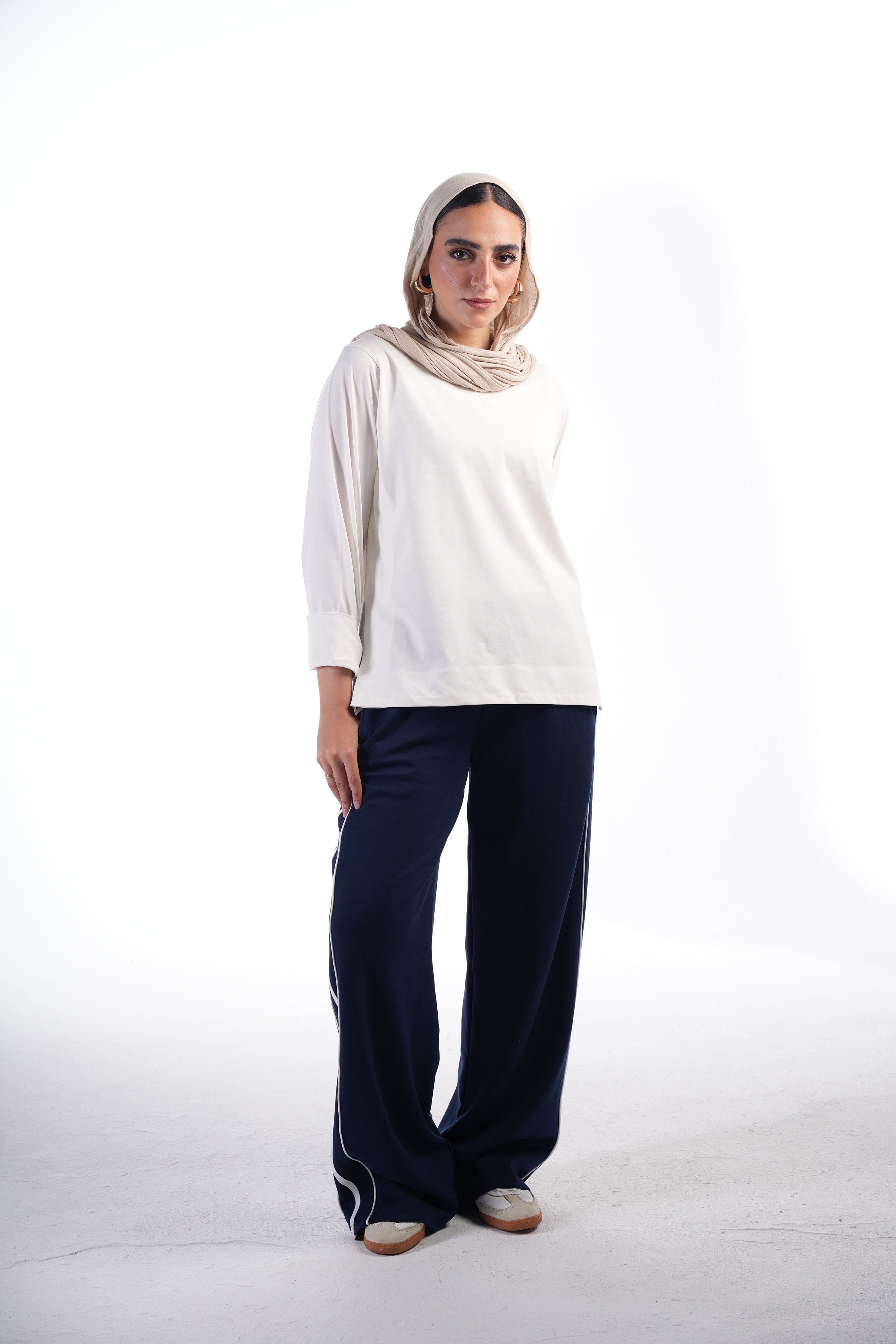 Folded Sleeves T-Shirt