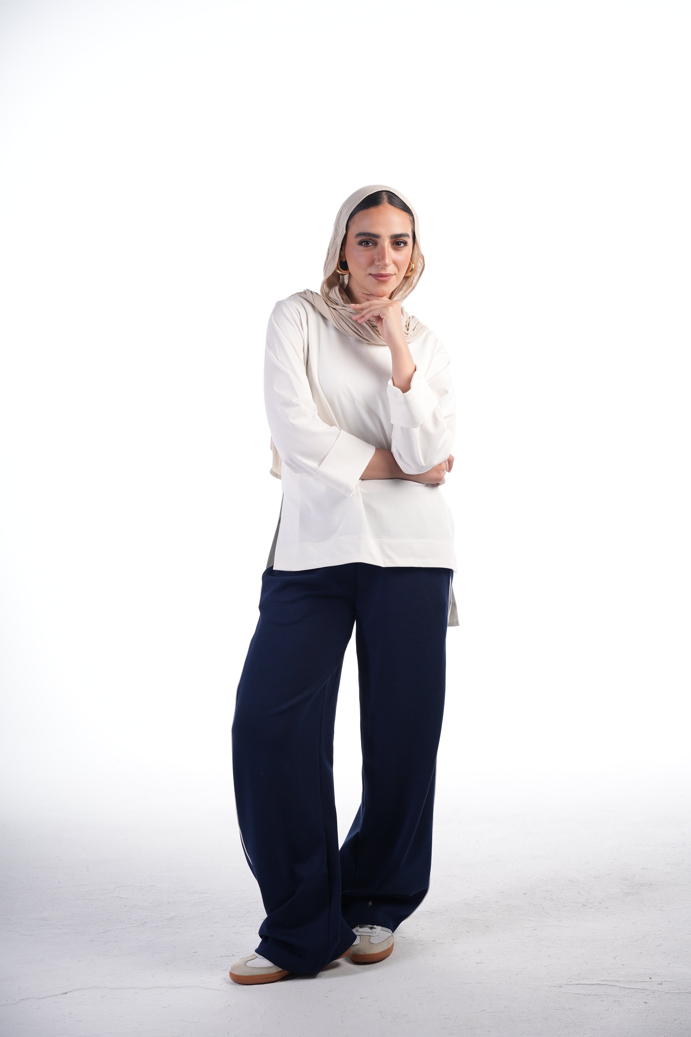 Folded Sleeves T-Shirt