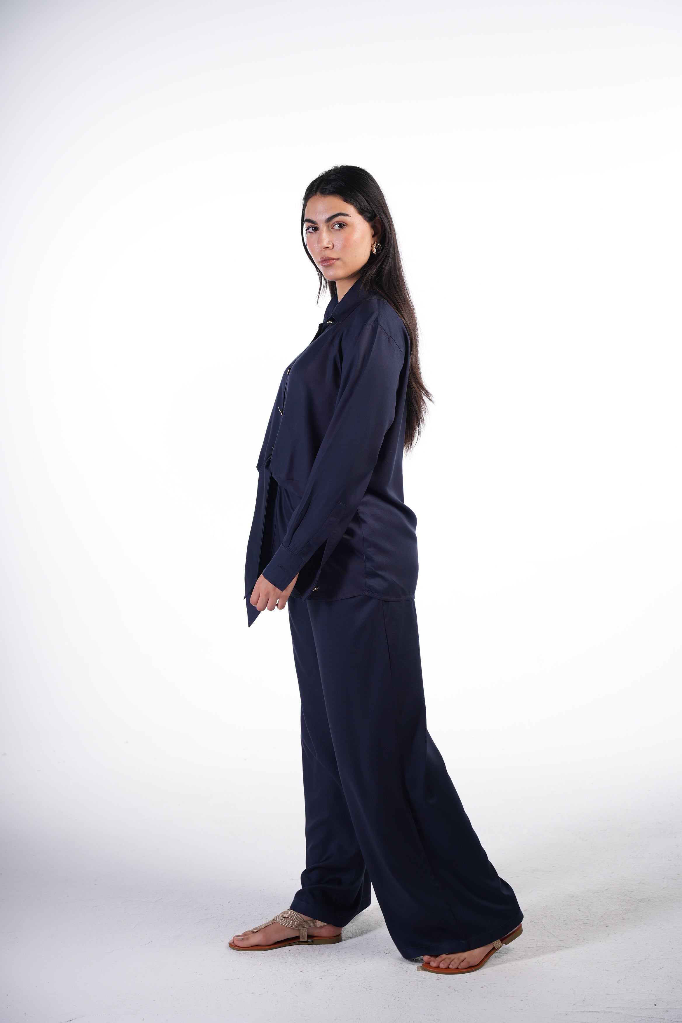 Knotted Shirt Set