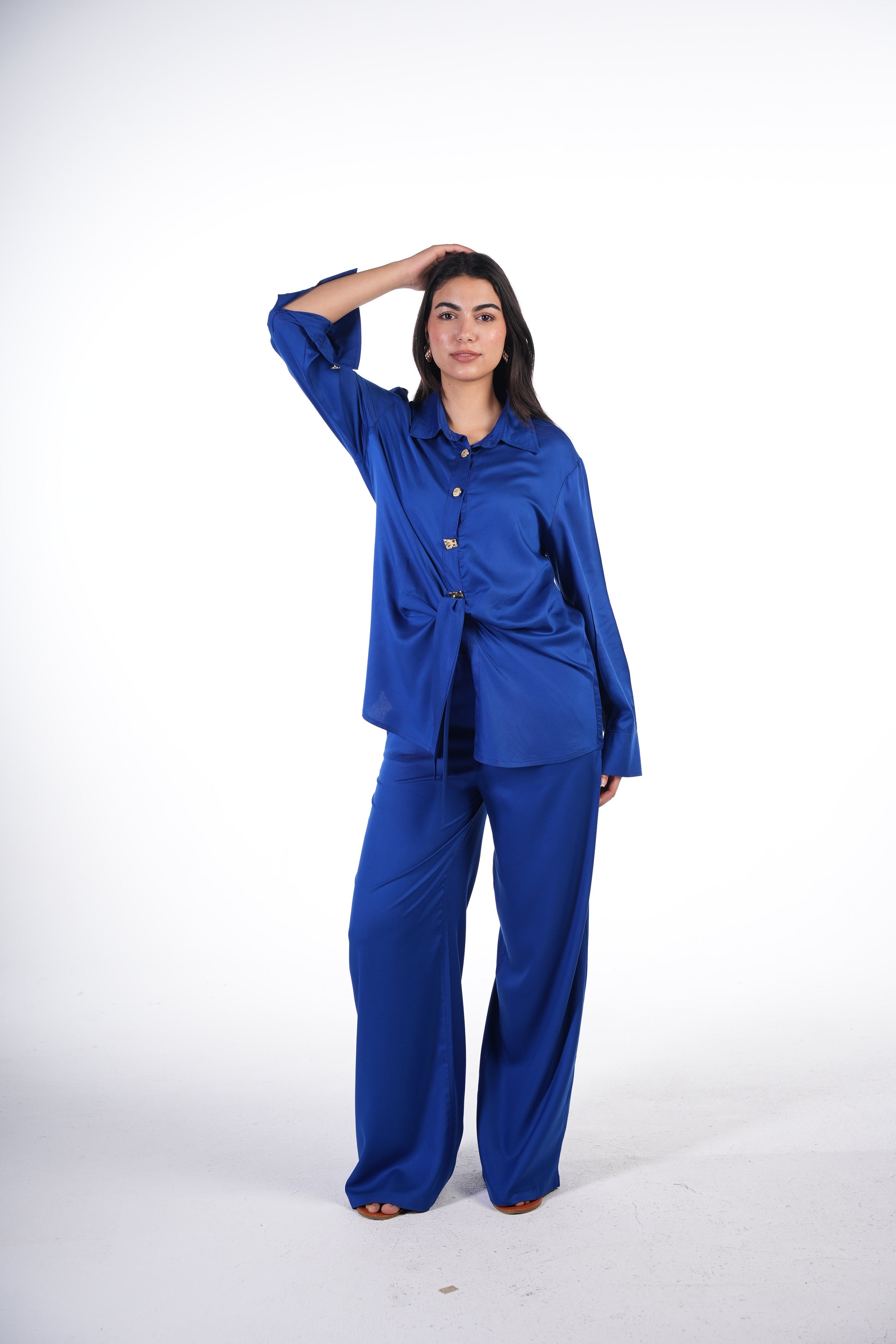 Knotted Shirt Set