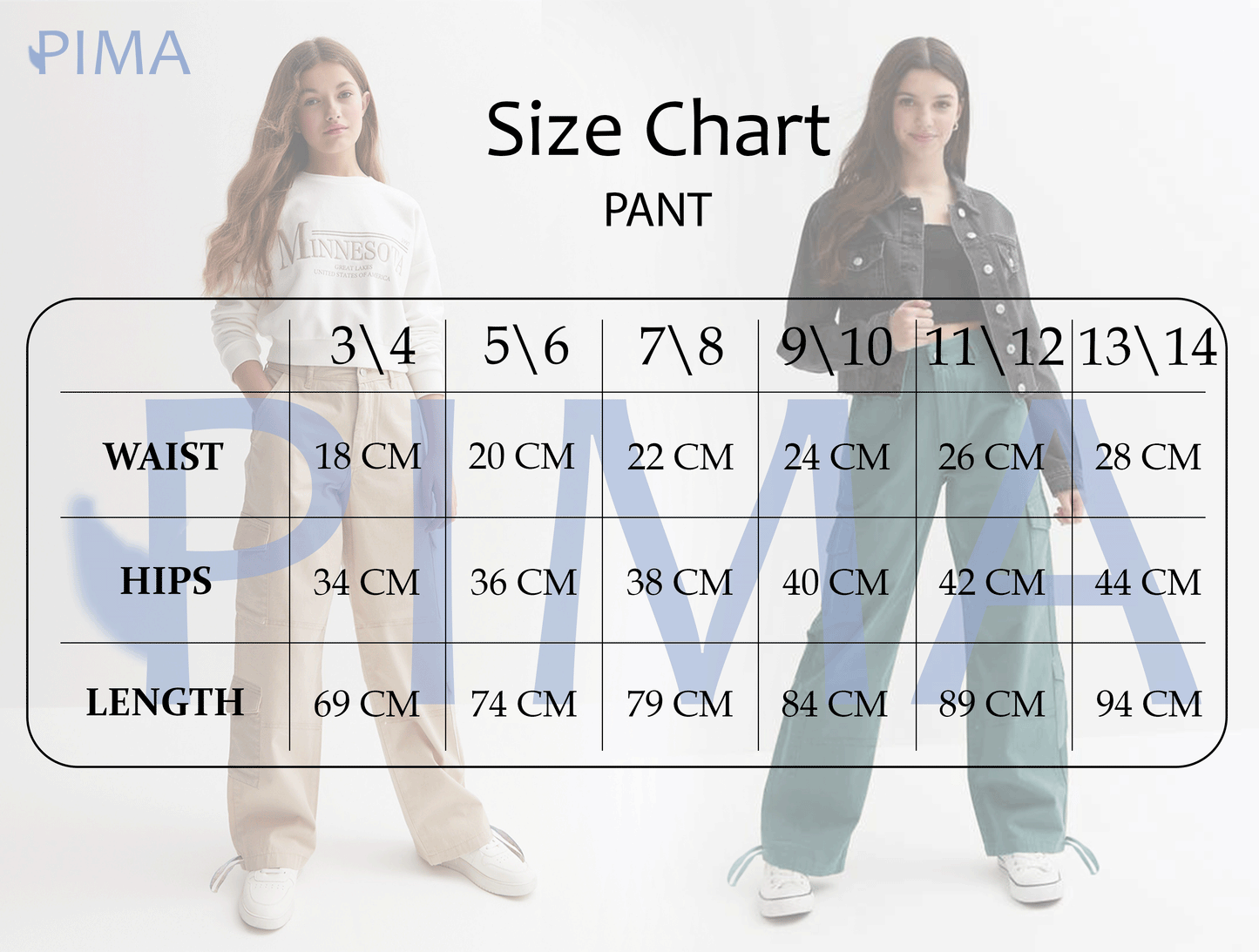 Beige Kids Cargo Pants