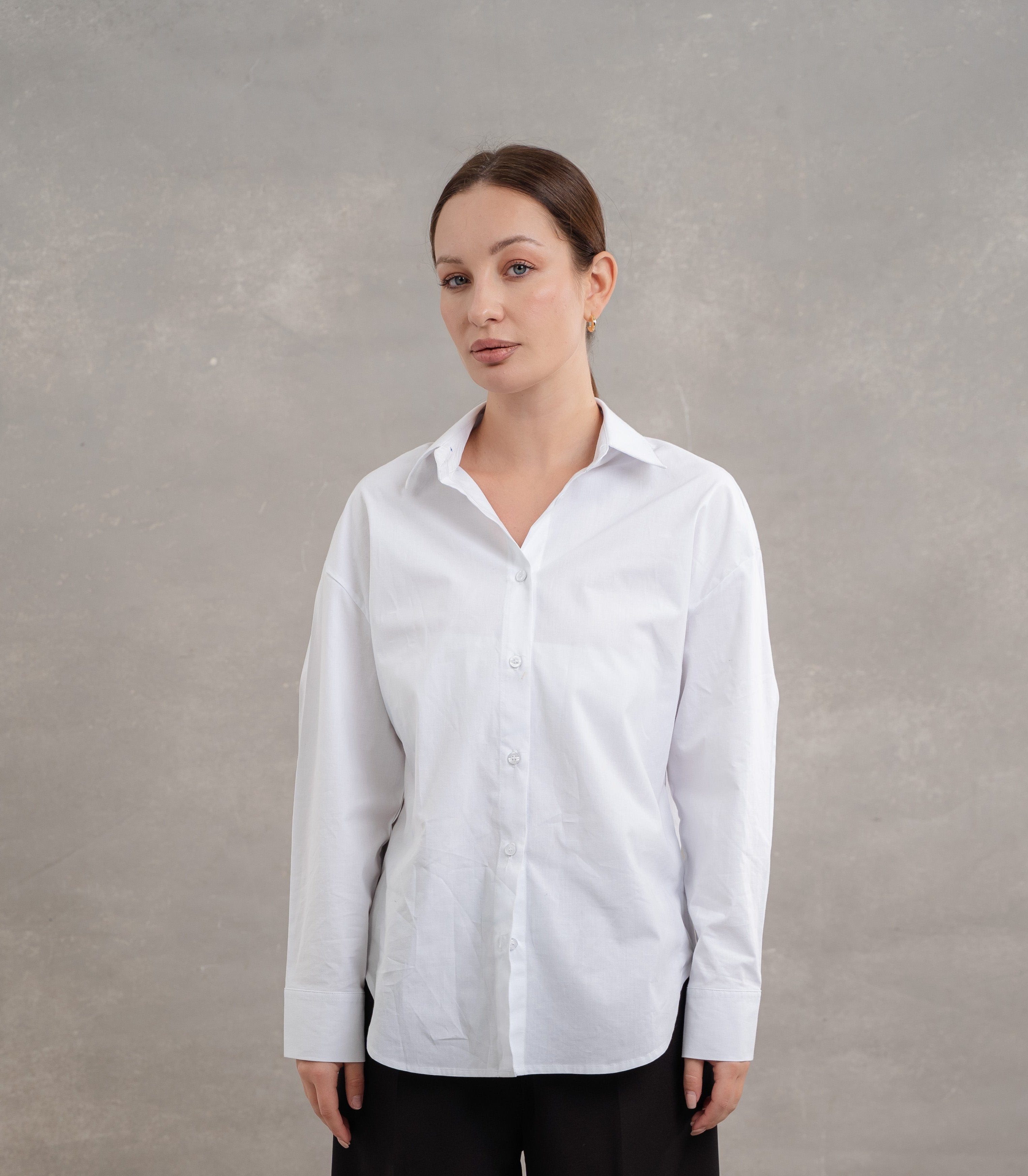 Poplin Shirt In White