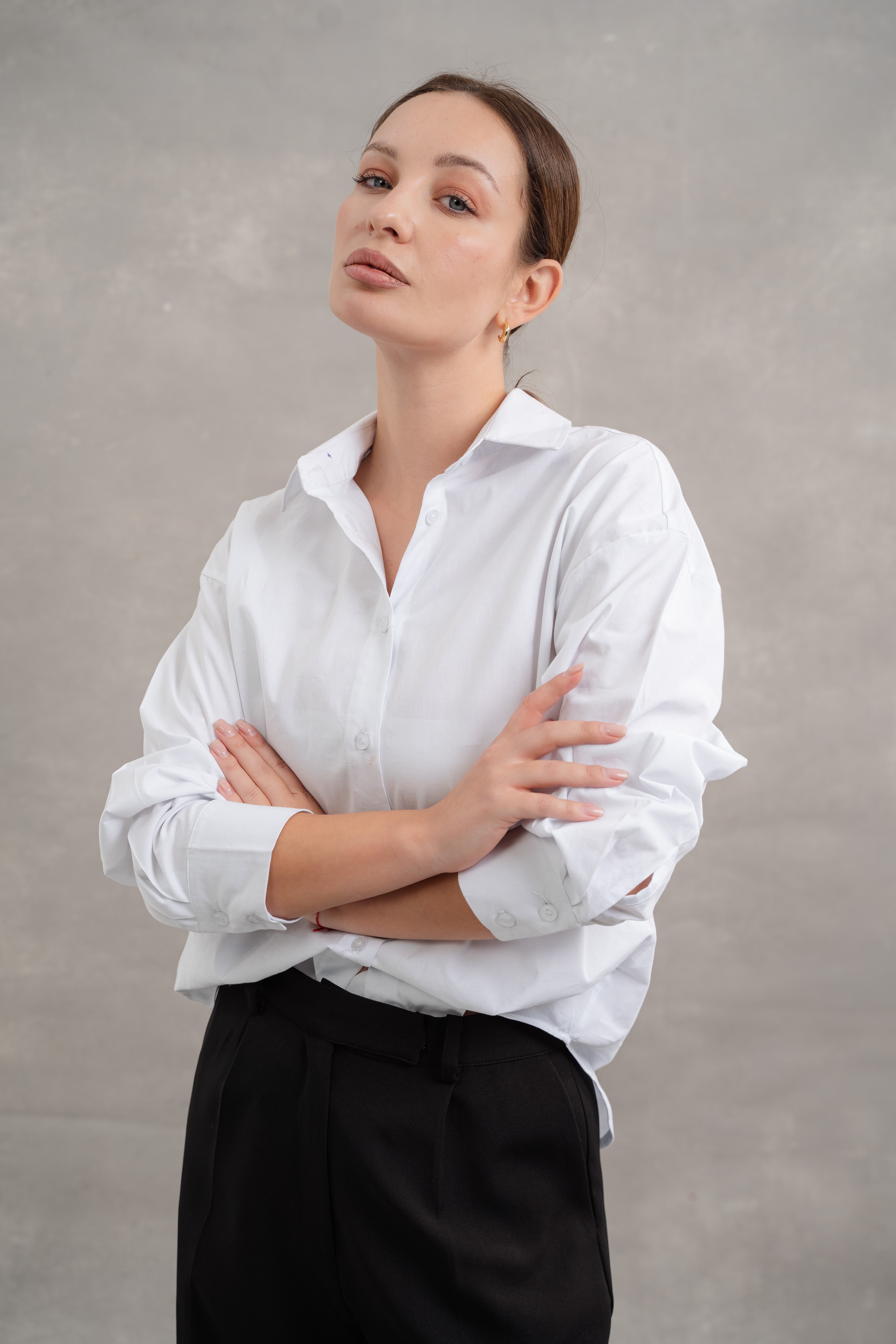 Poplin Shirt In White