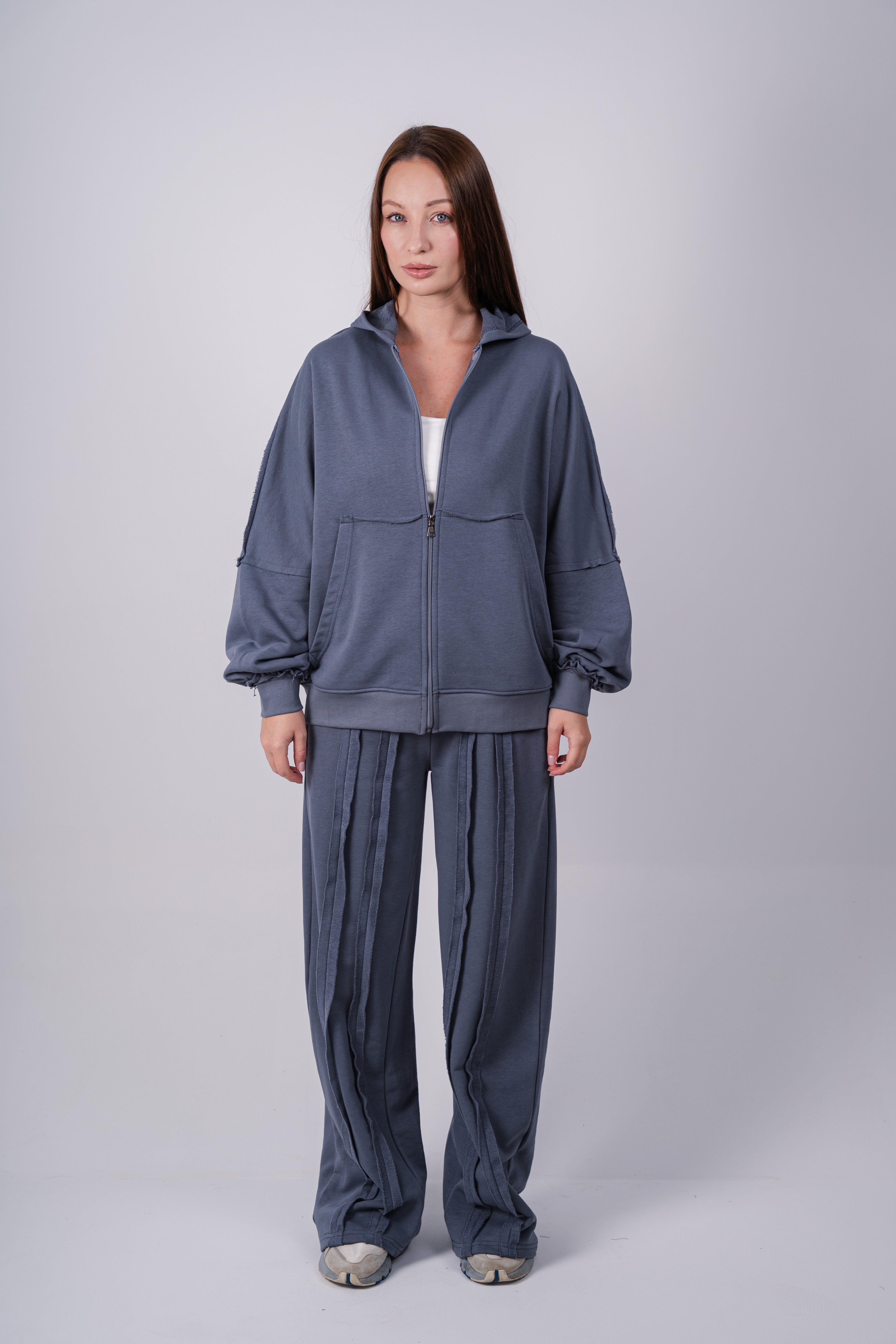 RAW edges jacket set