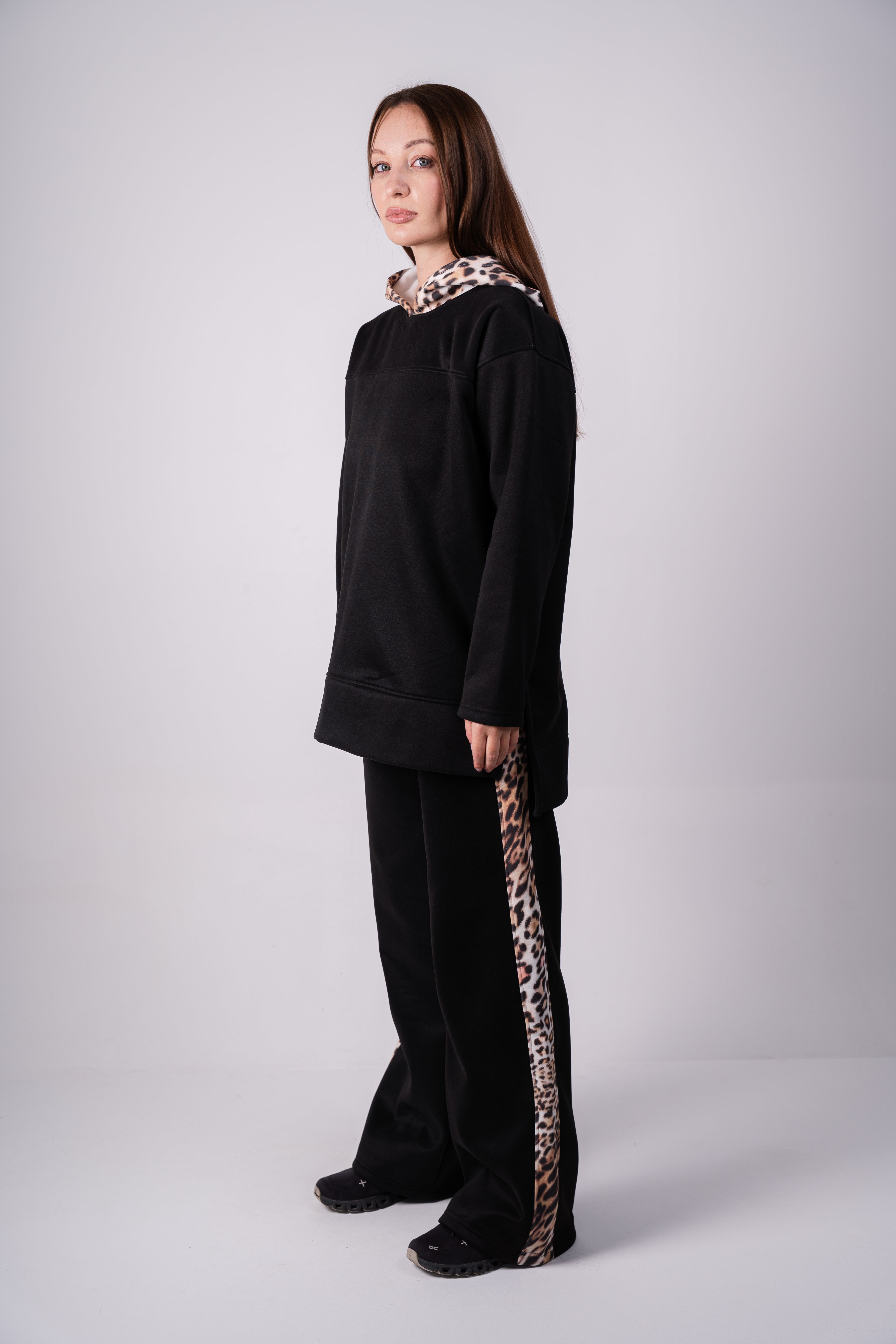 Tiger print hoodie Set