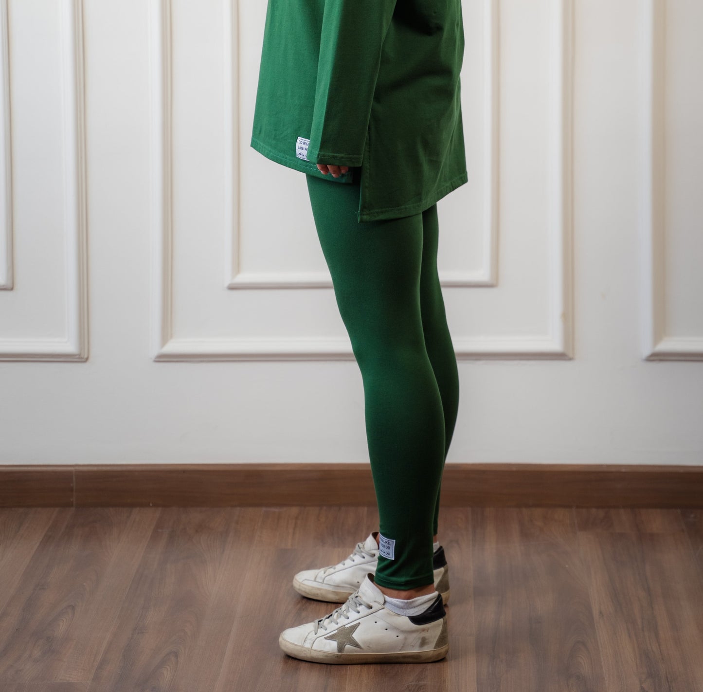 Active Legging In Olive