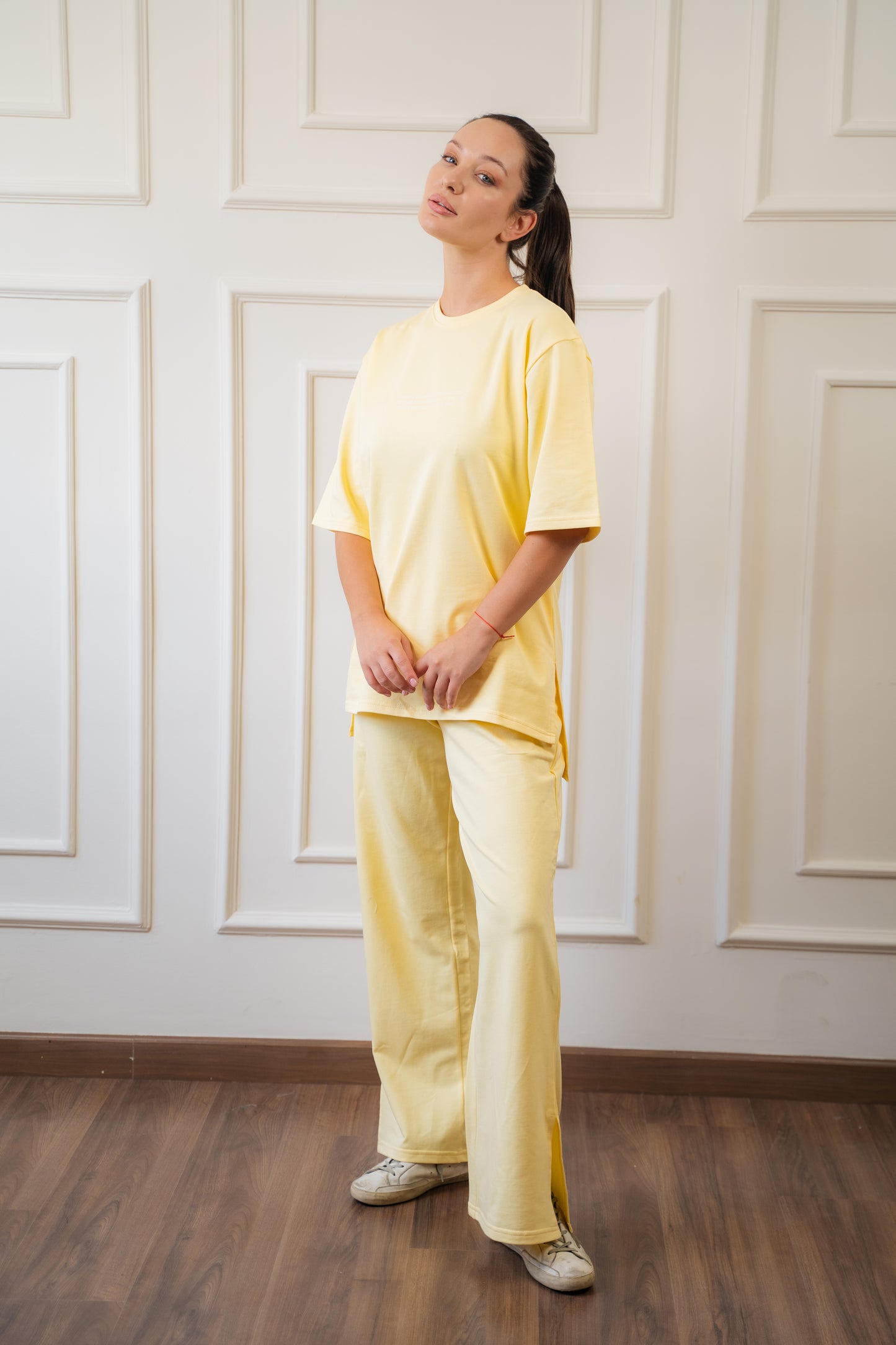 Cotton Everyday Tracksuit | Yellow