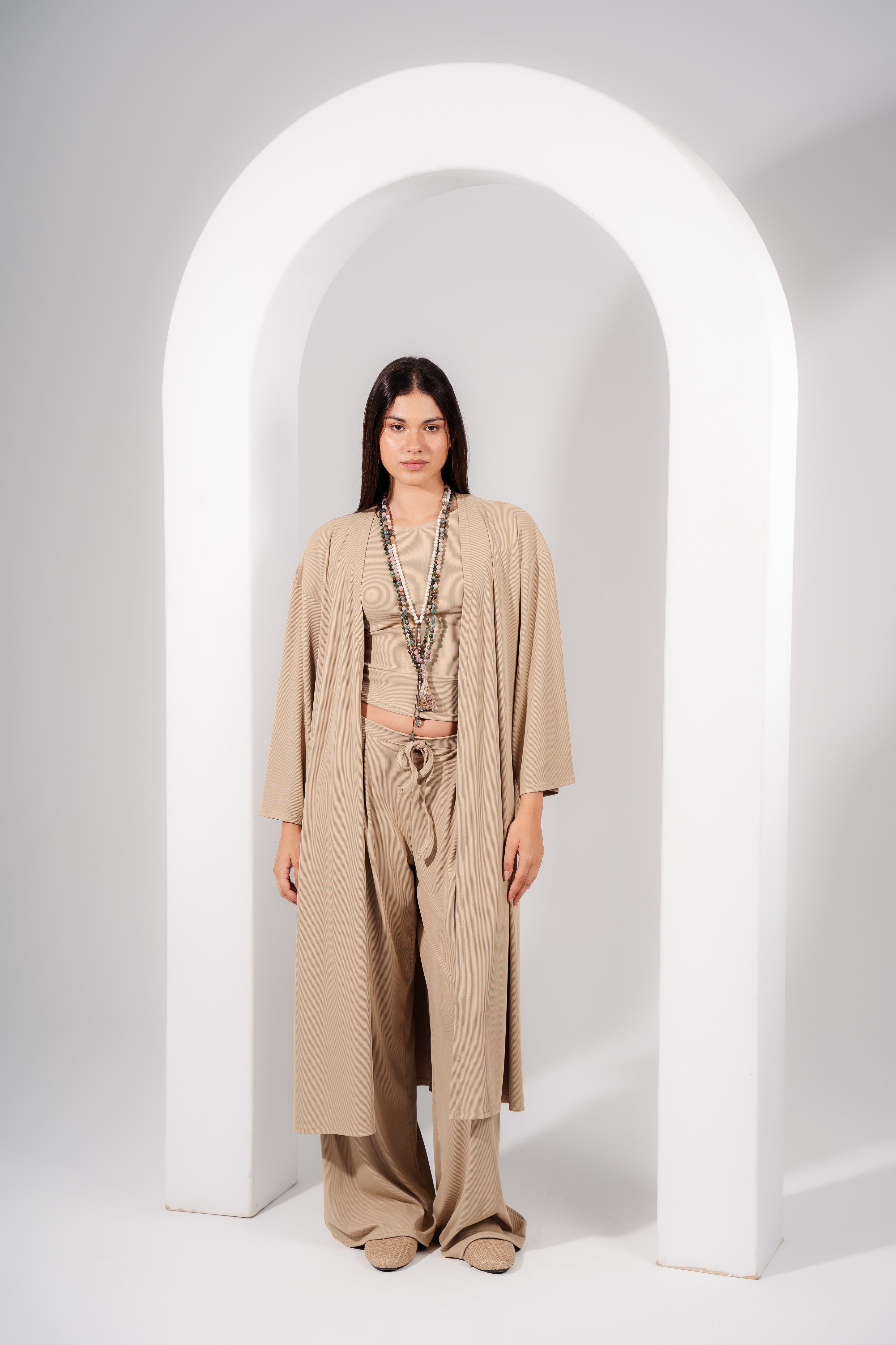 Cardigan Trio | Beige