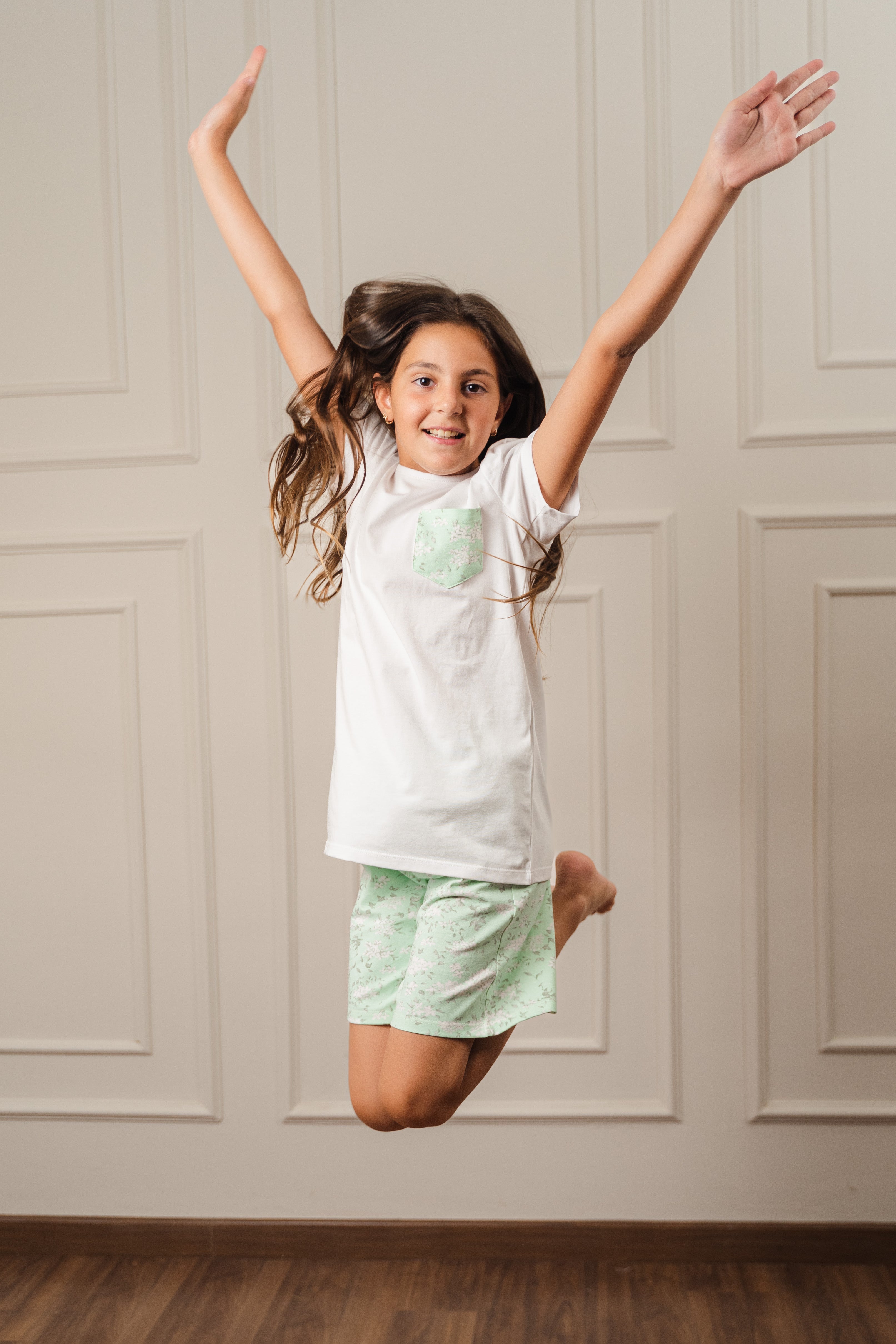 Flory Girls Pajamas Set