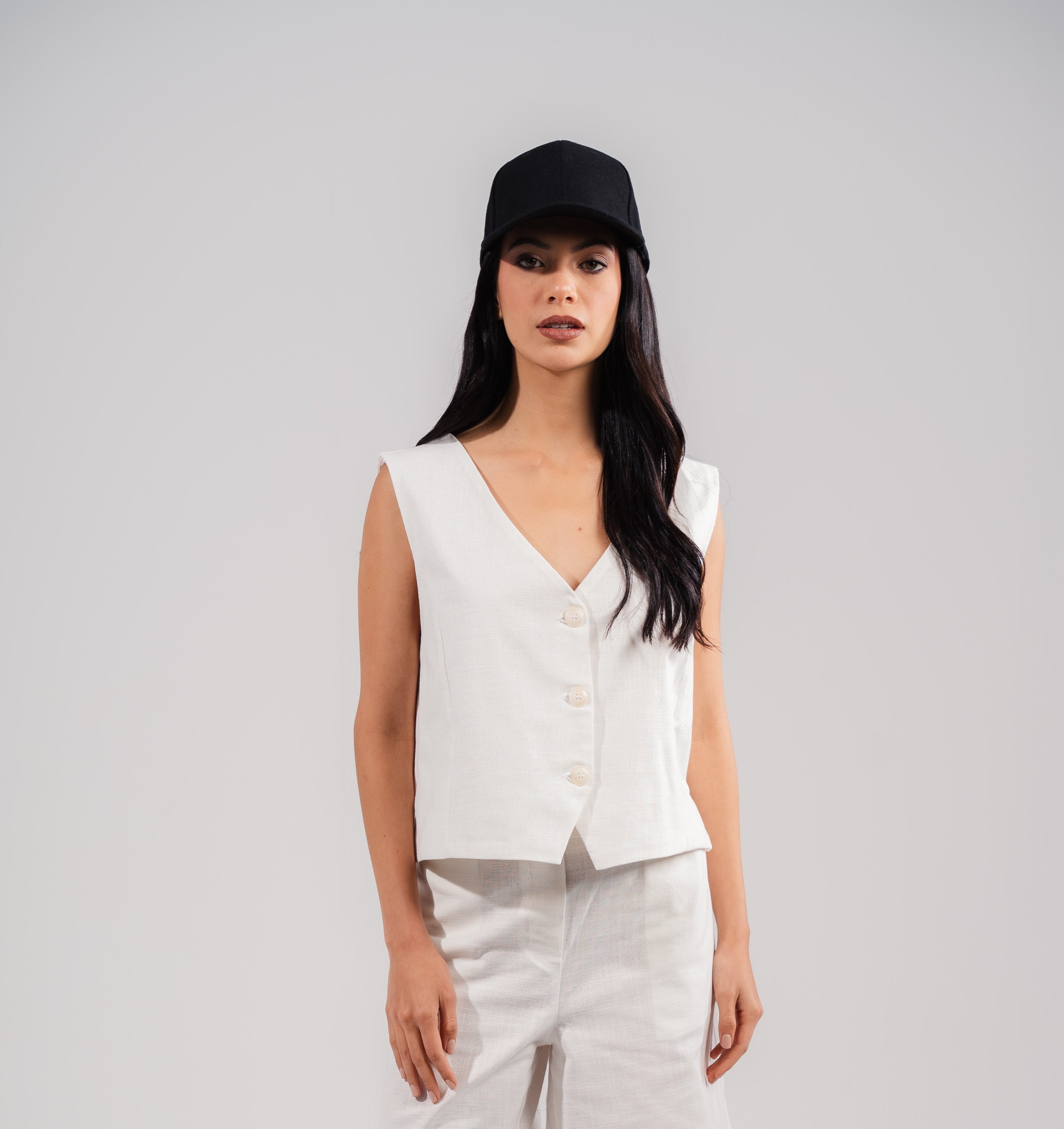 Linen Vest