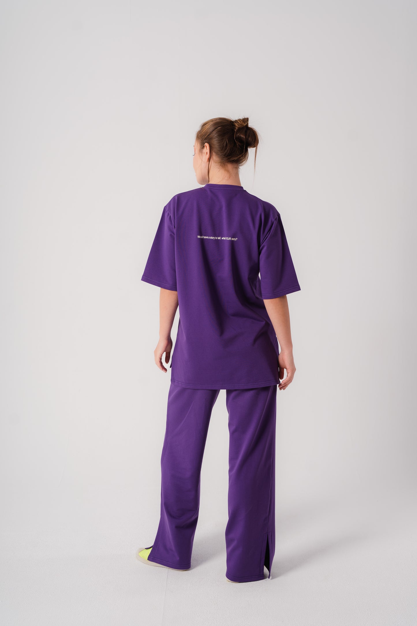Cotton Everyday Tracksuit I Purple