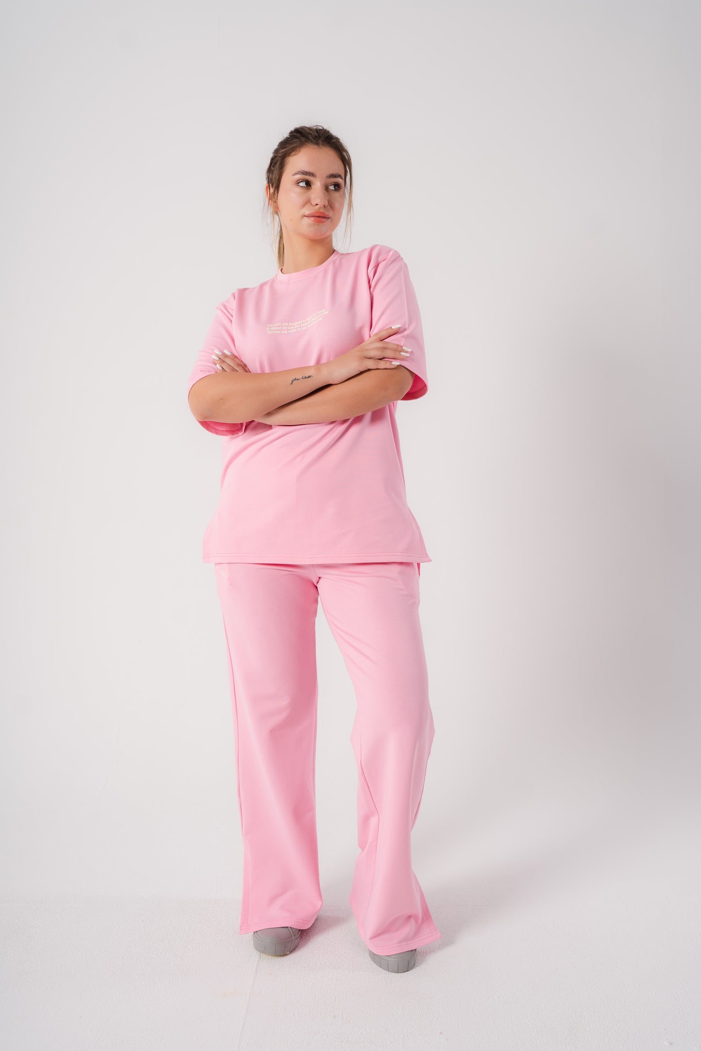 Cotton Everyday Tracksuit I Pink