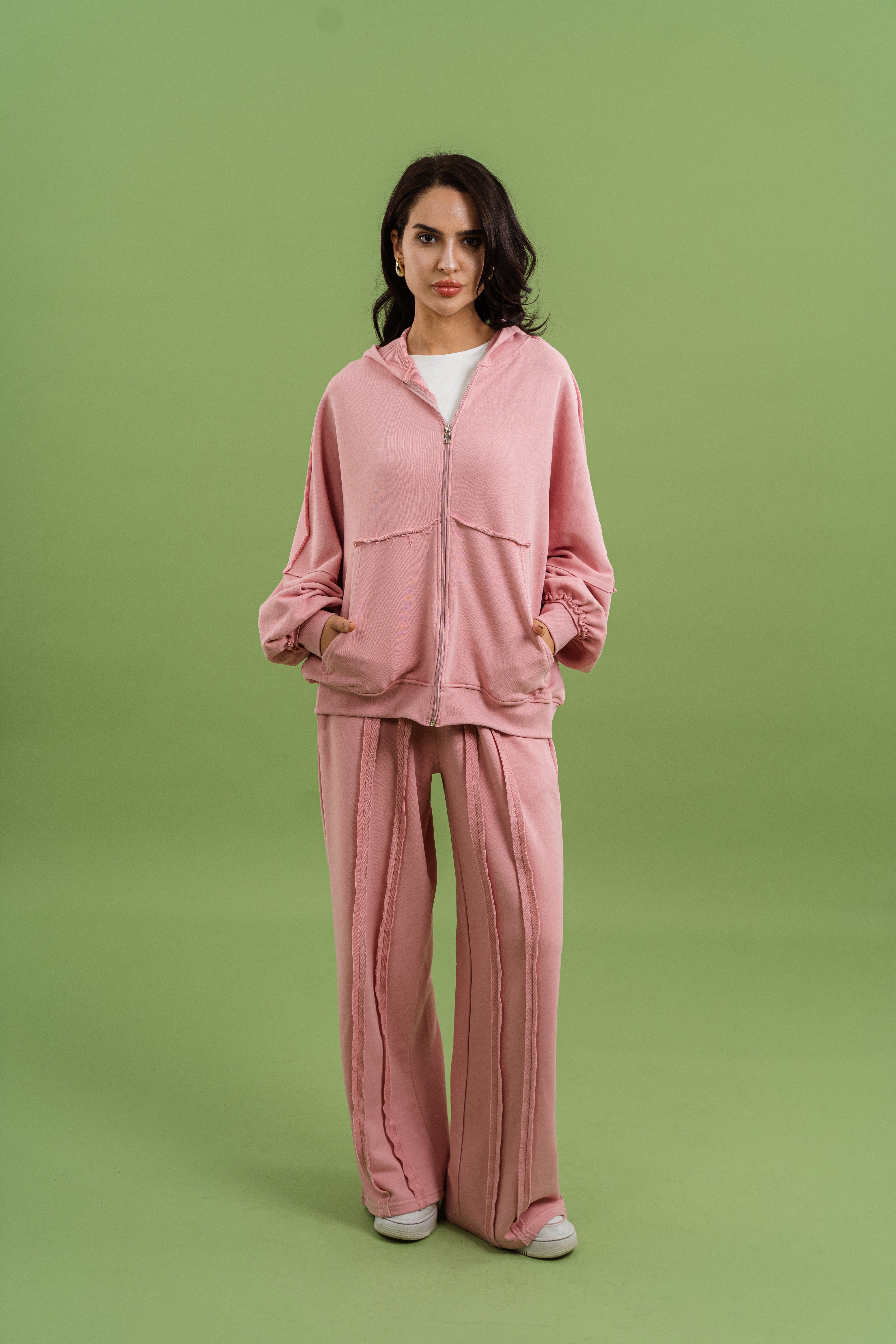 RAW edges jacket set