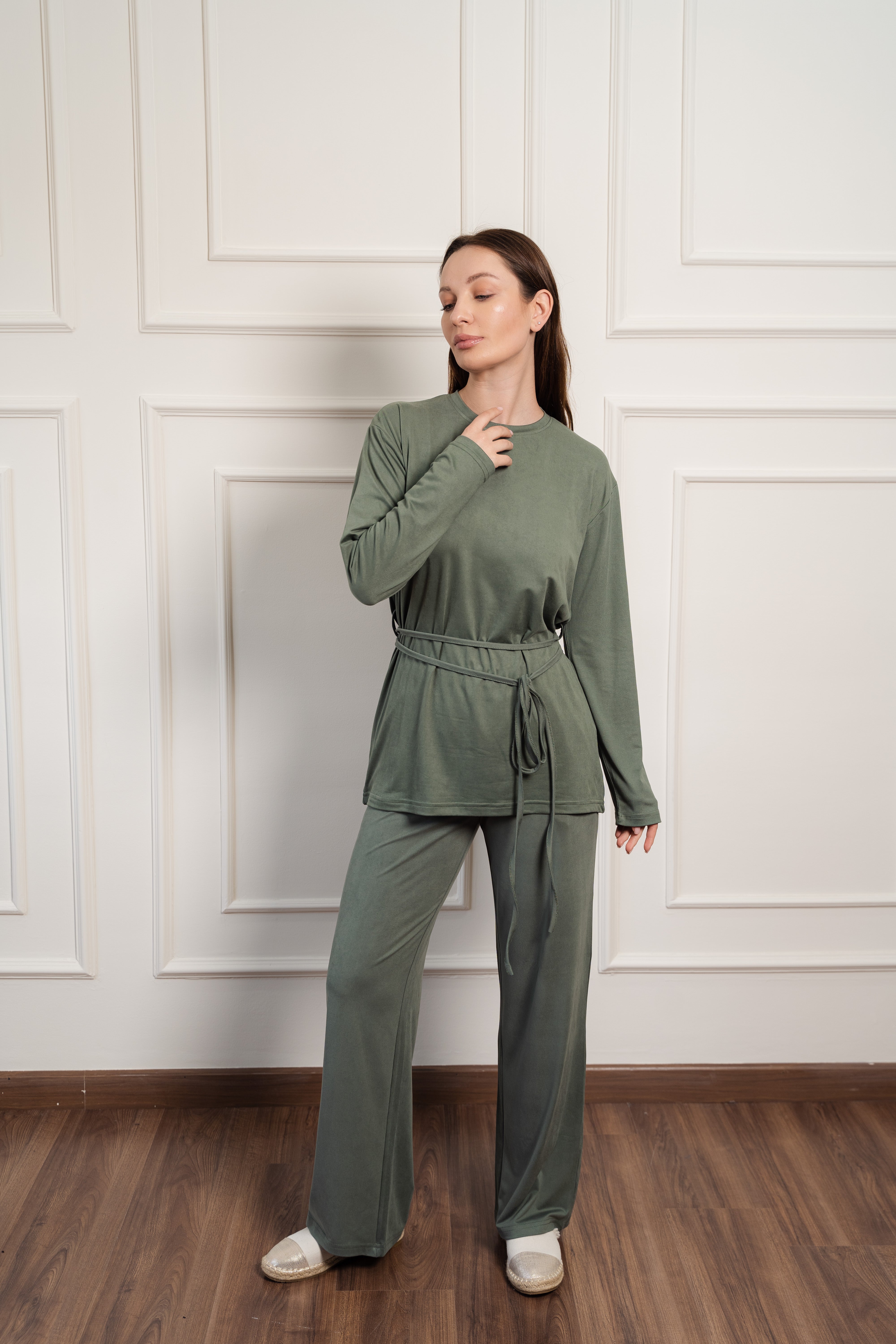 Soft Touch Basic Set In Olive