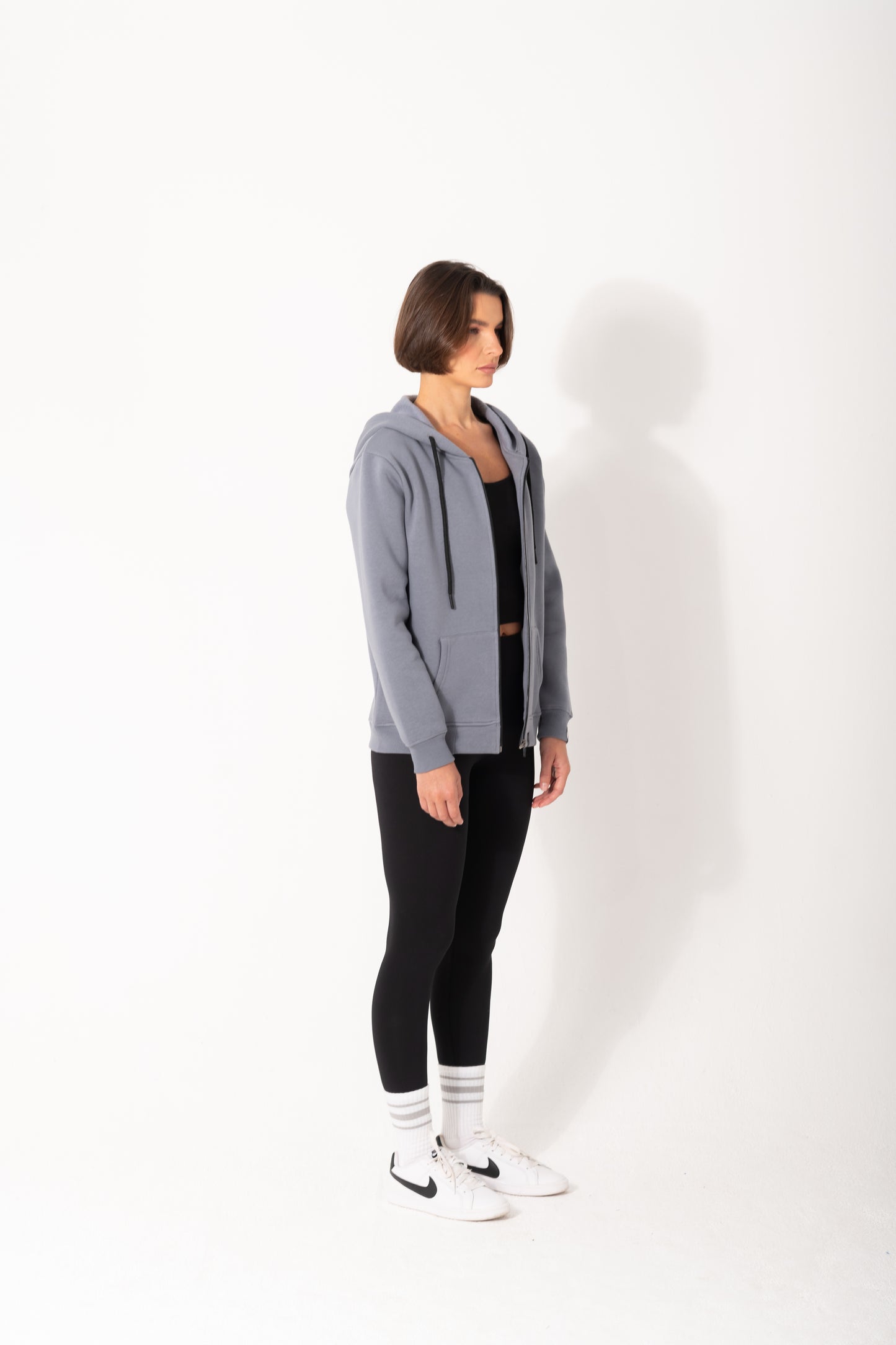 Melton Jacket In Gray