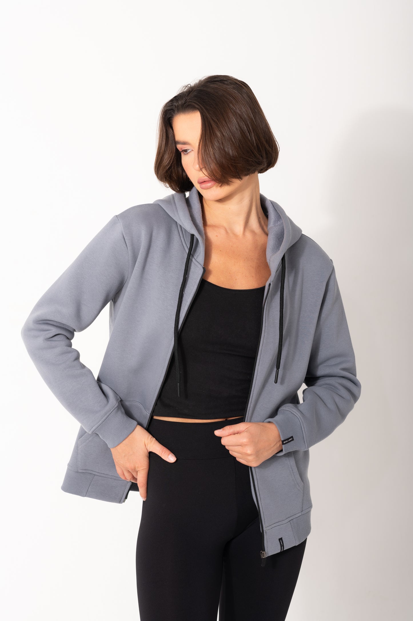 Melton Jacket In Gray
