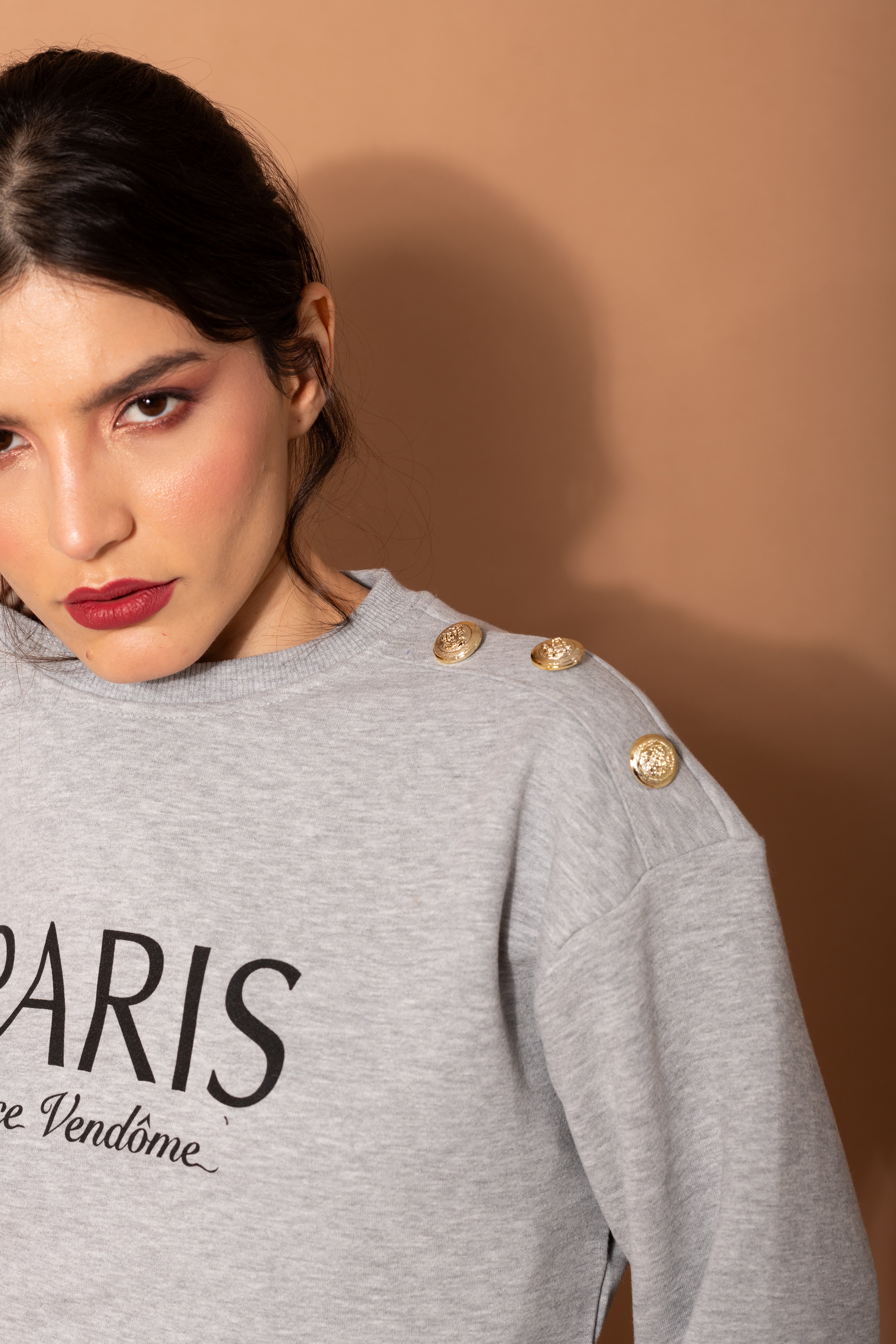 Everyday Paris Sweatshirt In Gray
