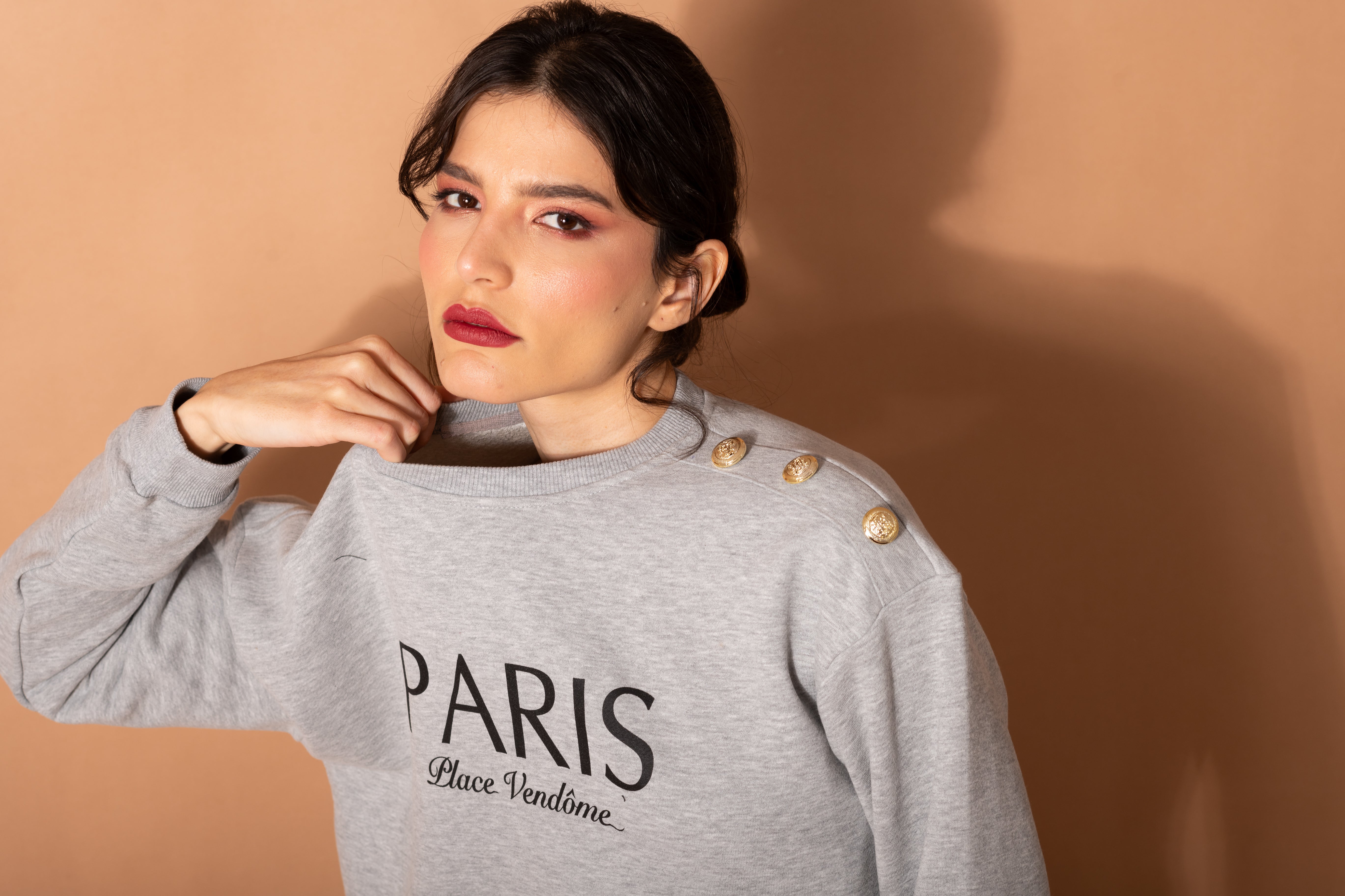 Everyday Paris Sweatshirt In Gray