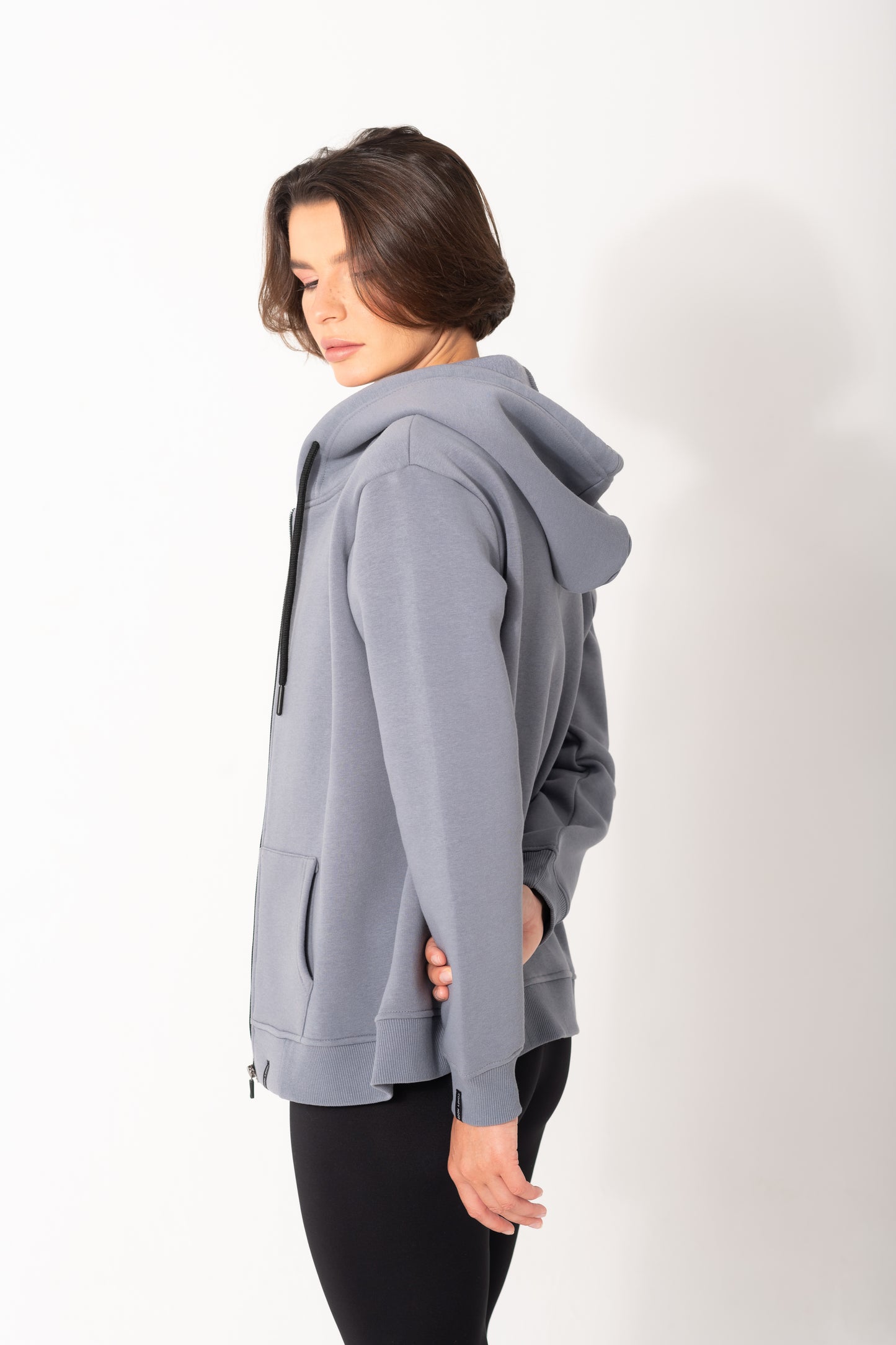Melton Jacket In Gray