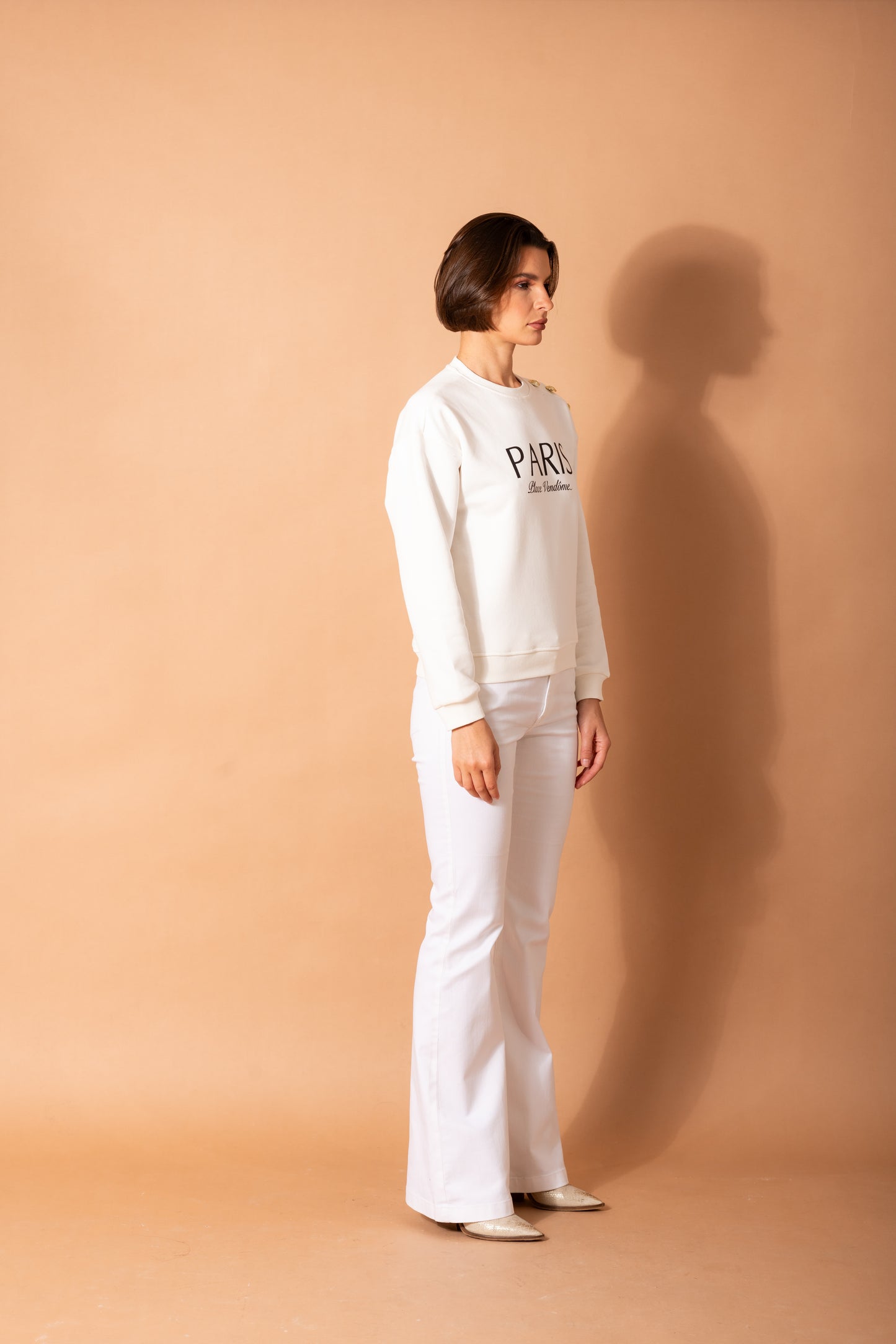 Everyday Paris Sweatshirt In White