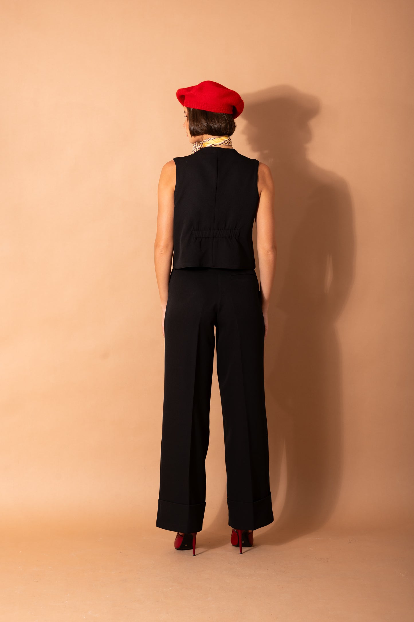 Double Breasted Vest Set