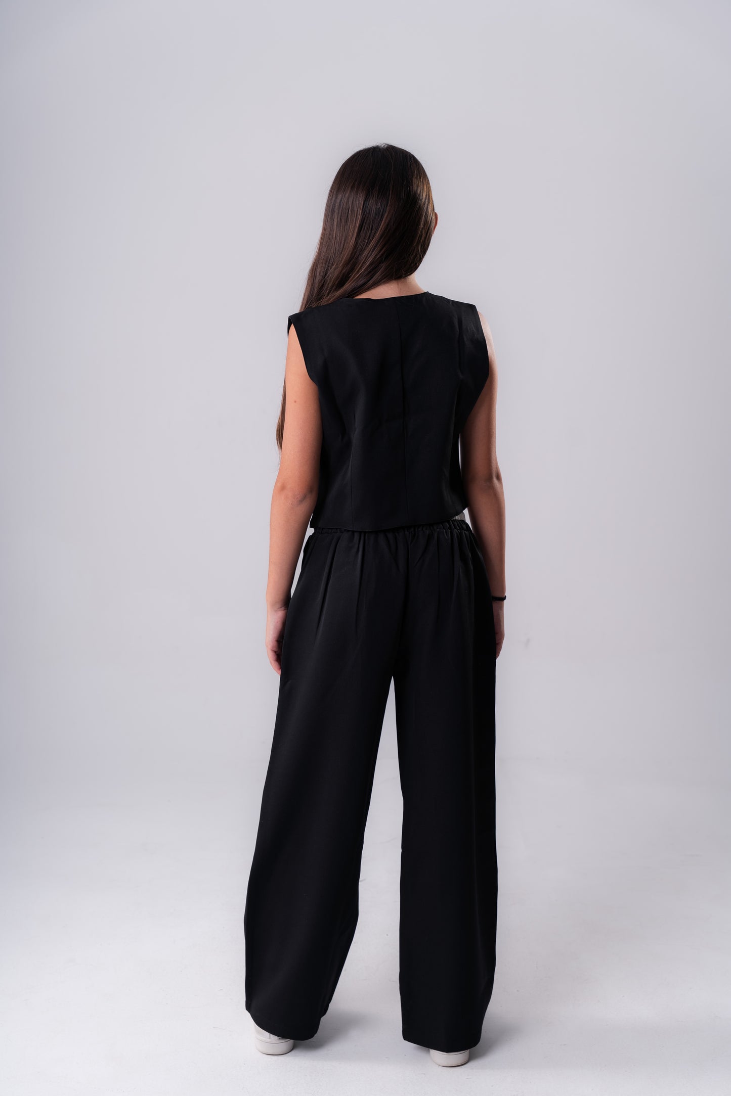 Girls Boxer Pants In Black