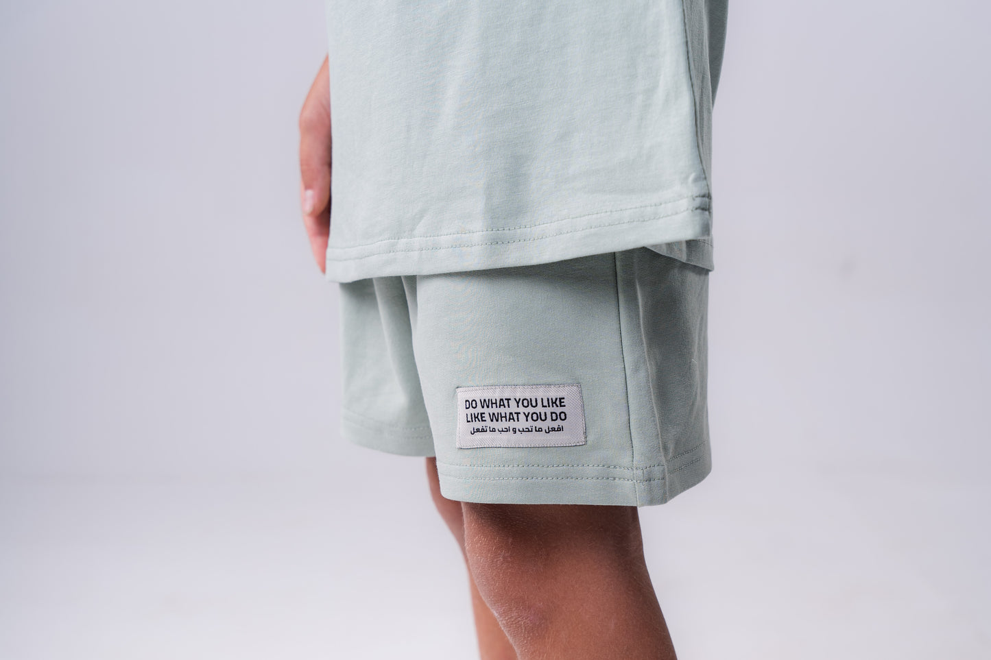 Kids Short in Mint Green