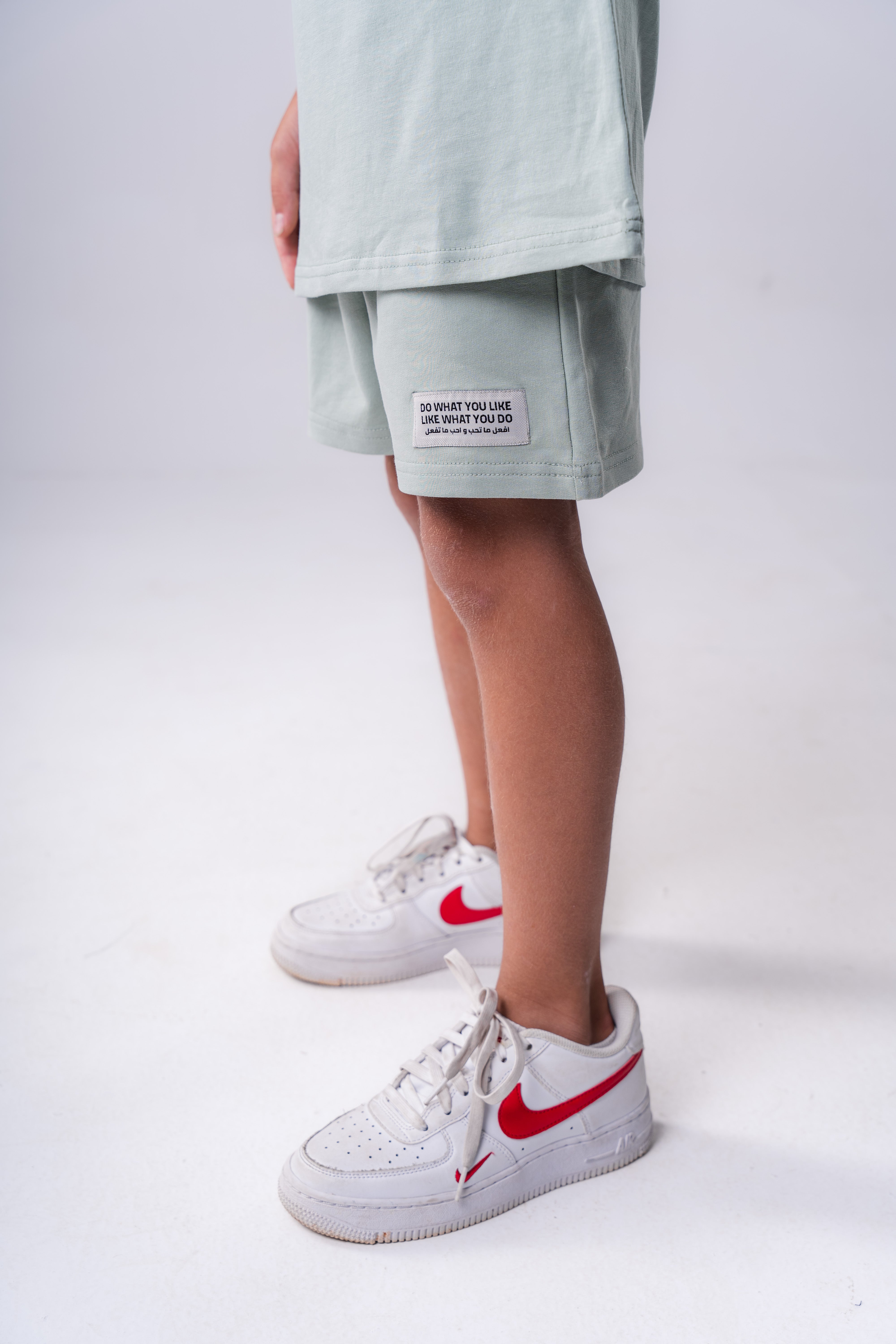 Kids Short in Mint Green