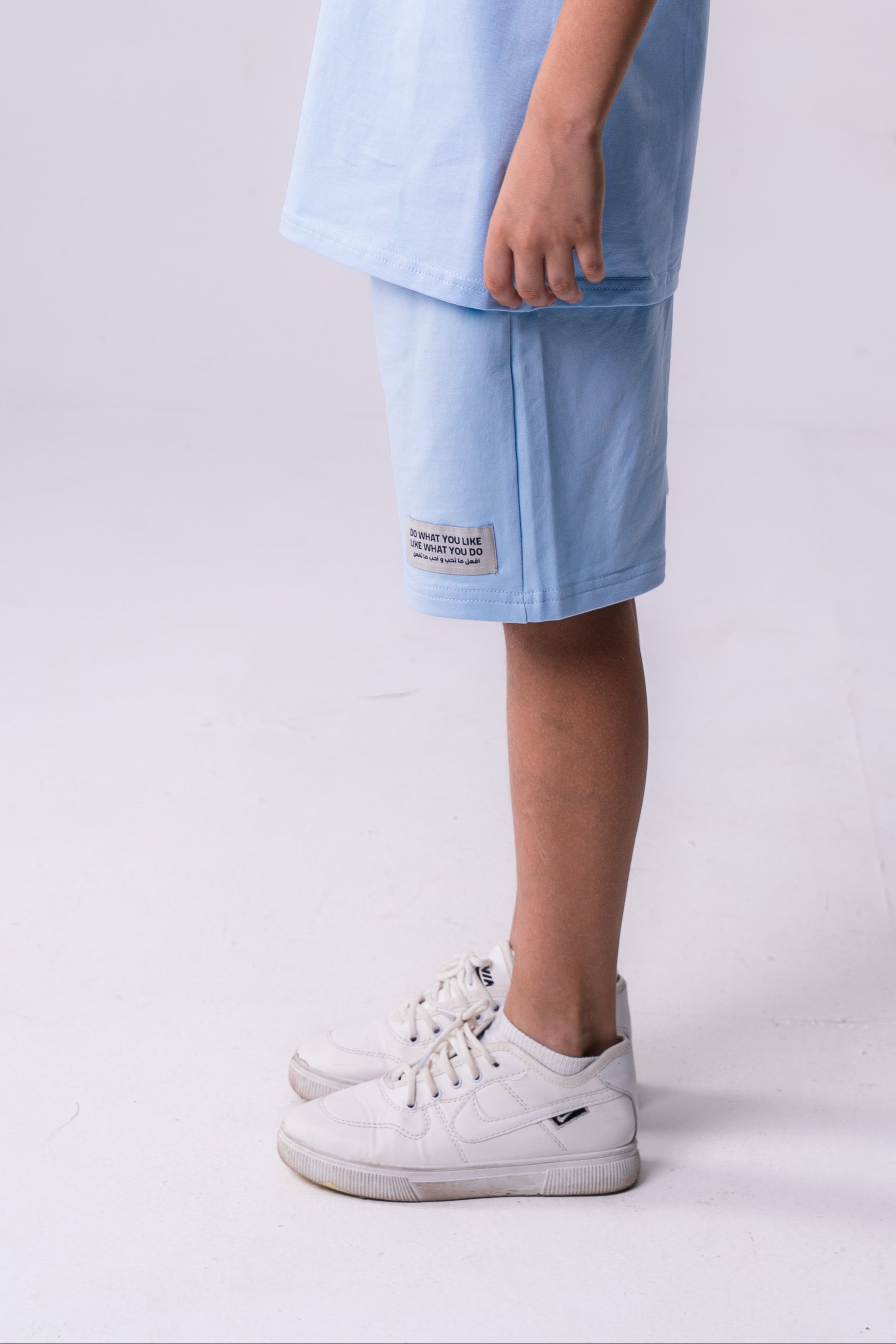 Kids Cotton Short In Baby Bule