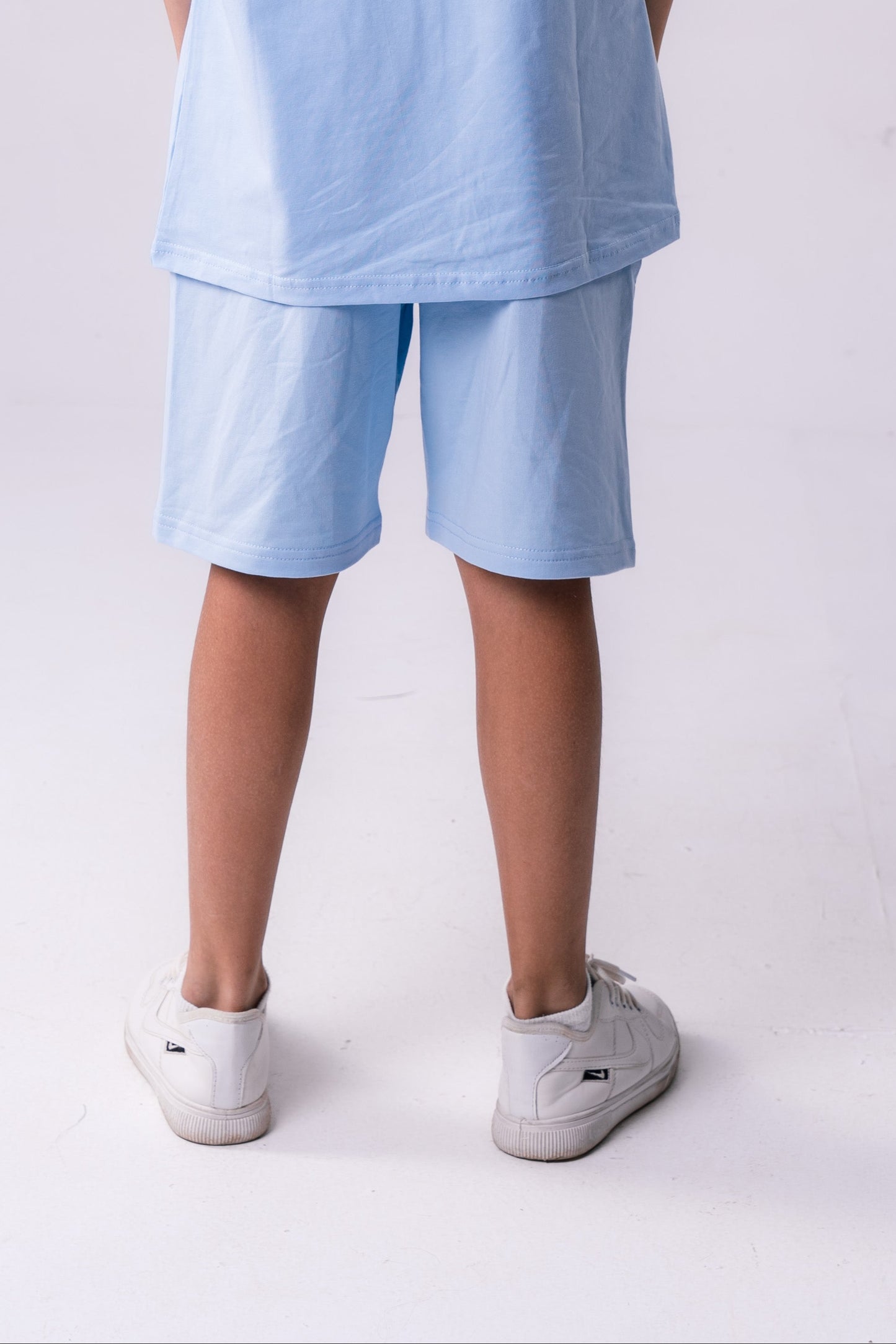 Kids Cotton Short In Baby Bule